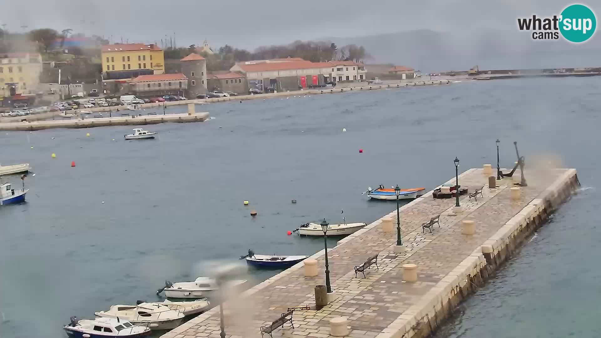 Senj Webcam – Panoramic view of Senj riva