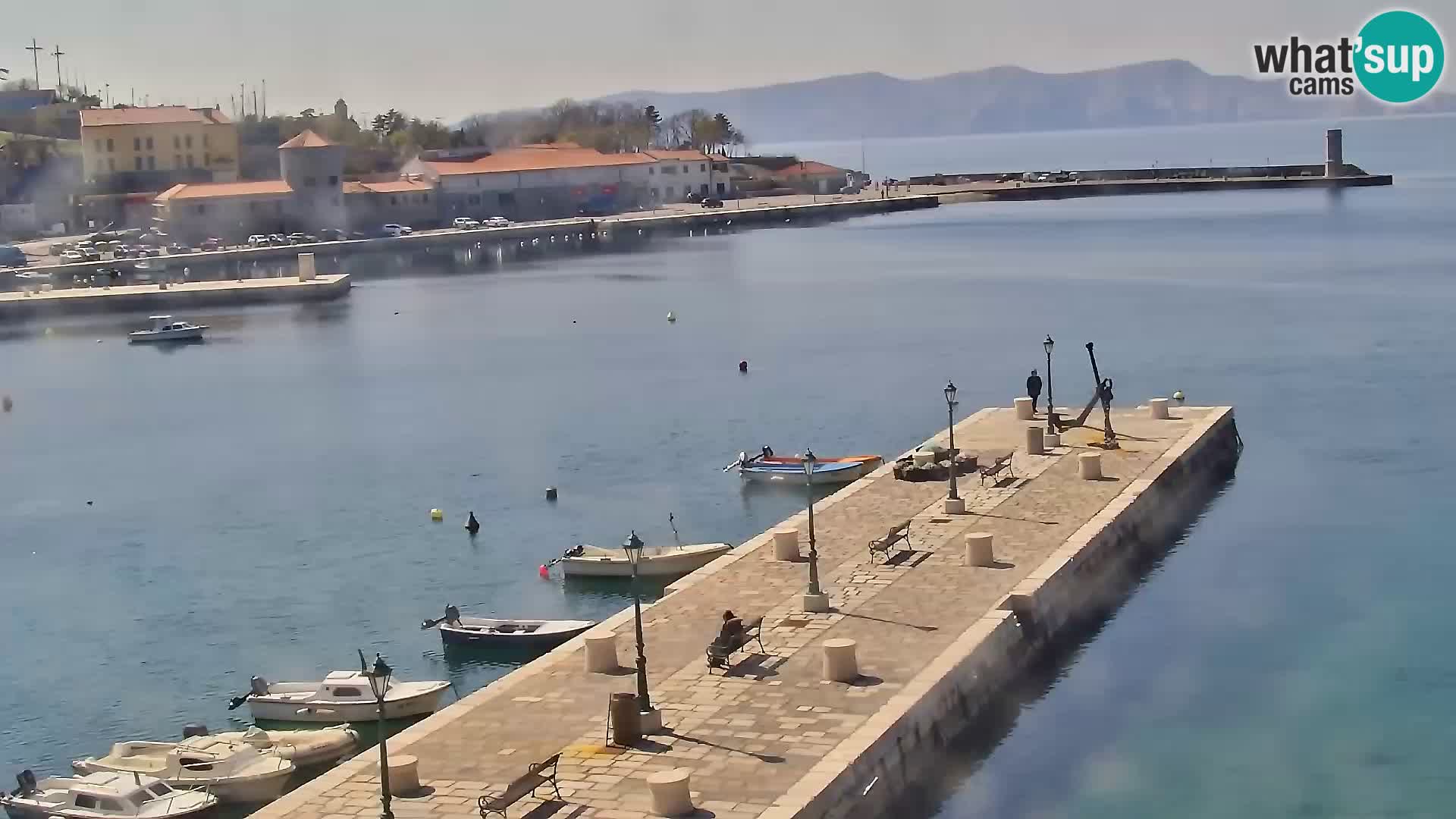 Webcam Segna – Panorama dell’lungomare di Senj