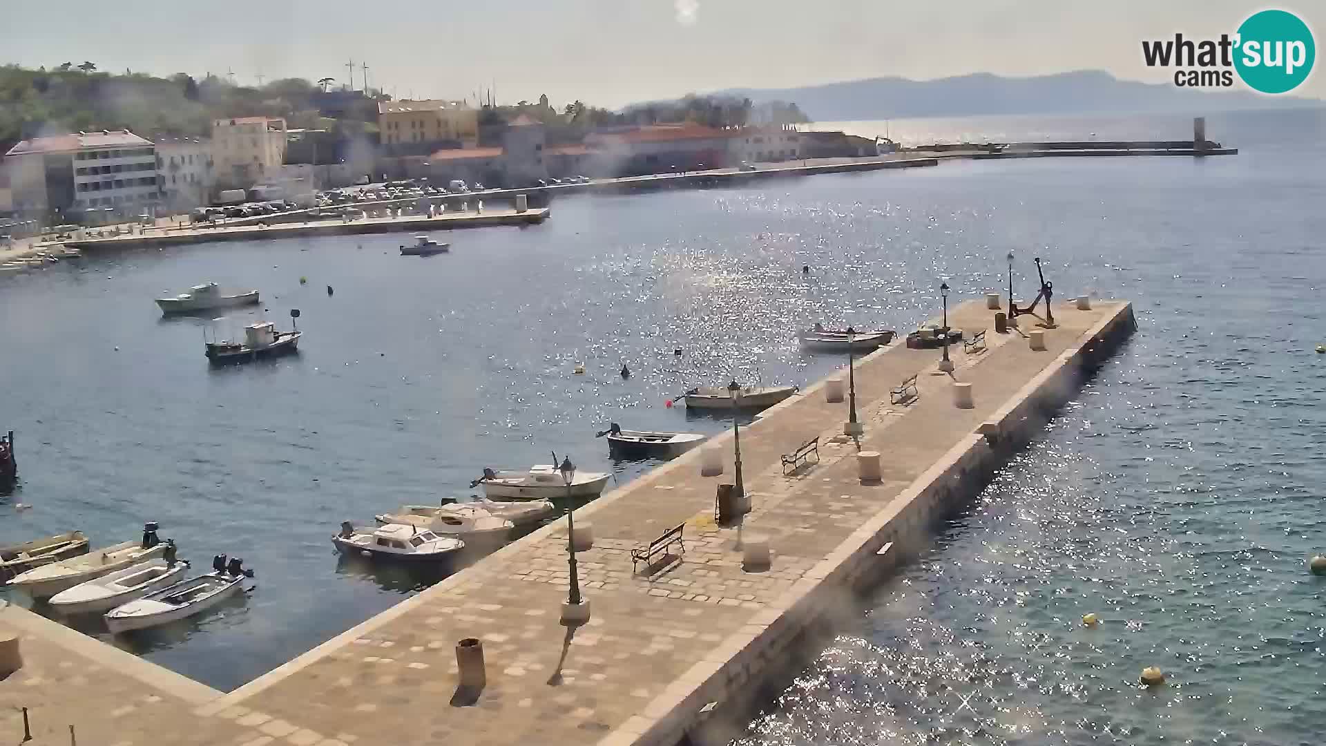 Senj Webcam – Panoramic view of Senj riva