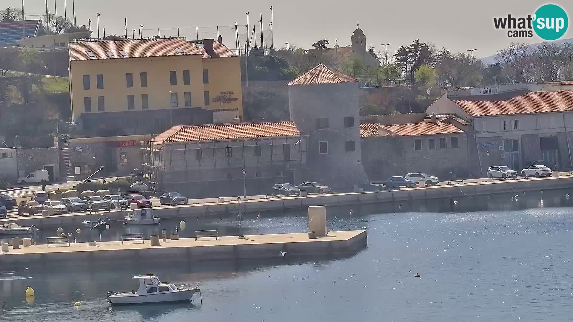 Senj Spletna kamera – pogled na obalo Senja