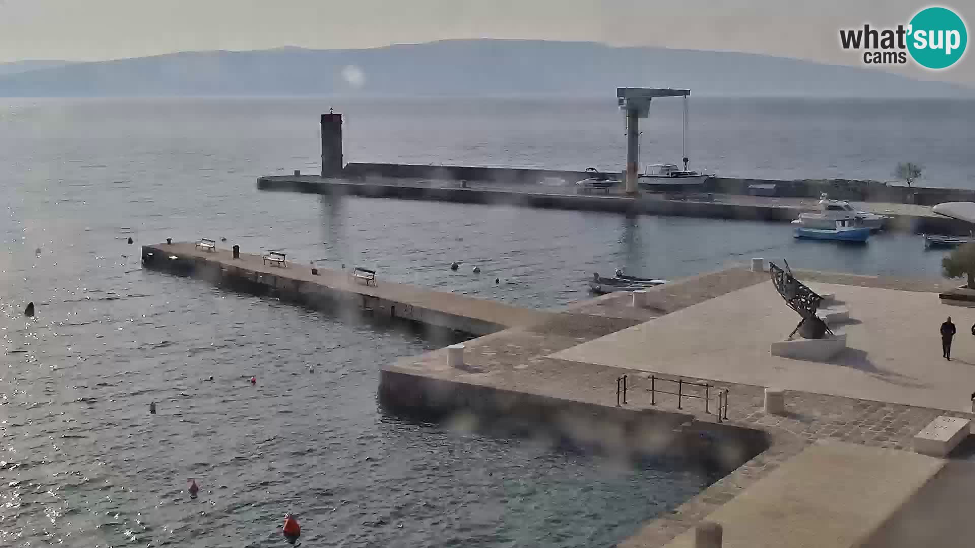 Senj Spletna kamera – pogled na obalo Senja