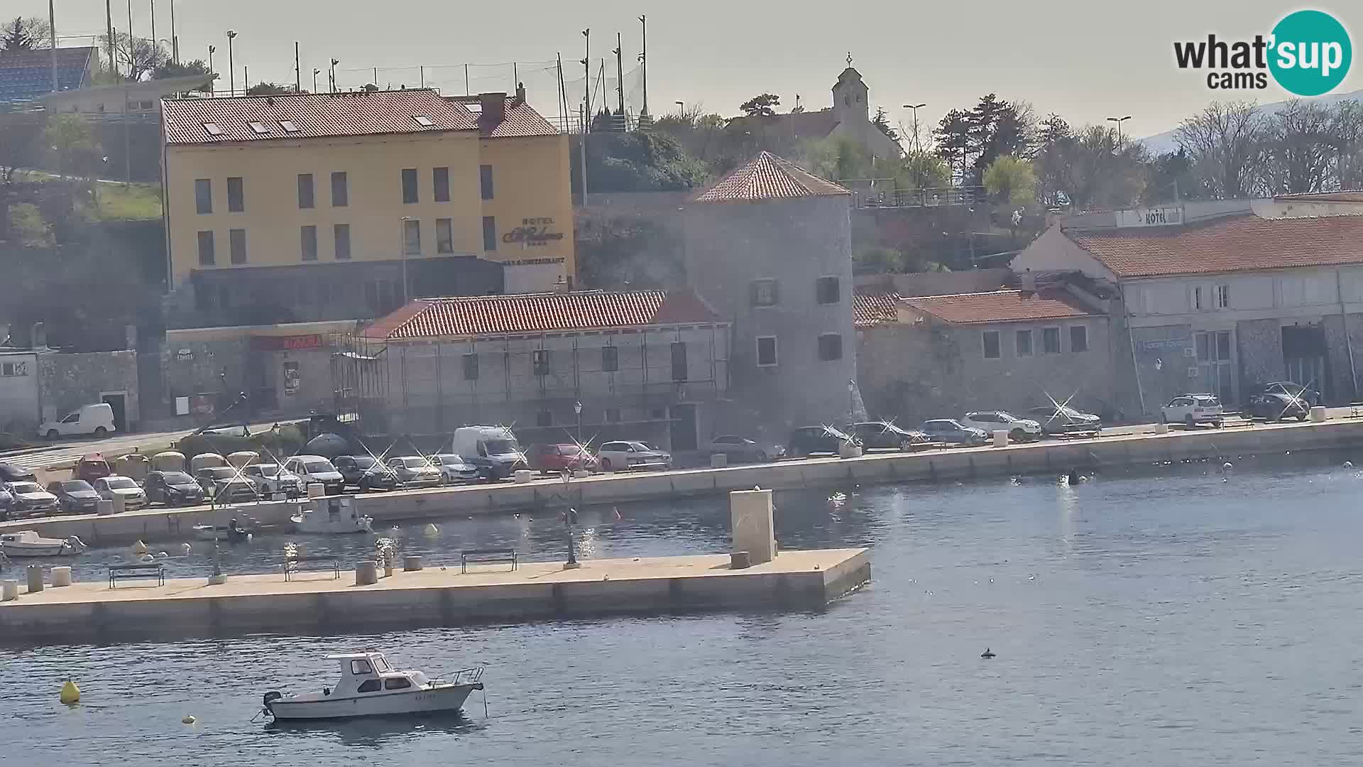 Senj Spletna kamera – pogled na obalo Senja