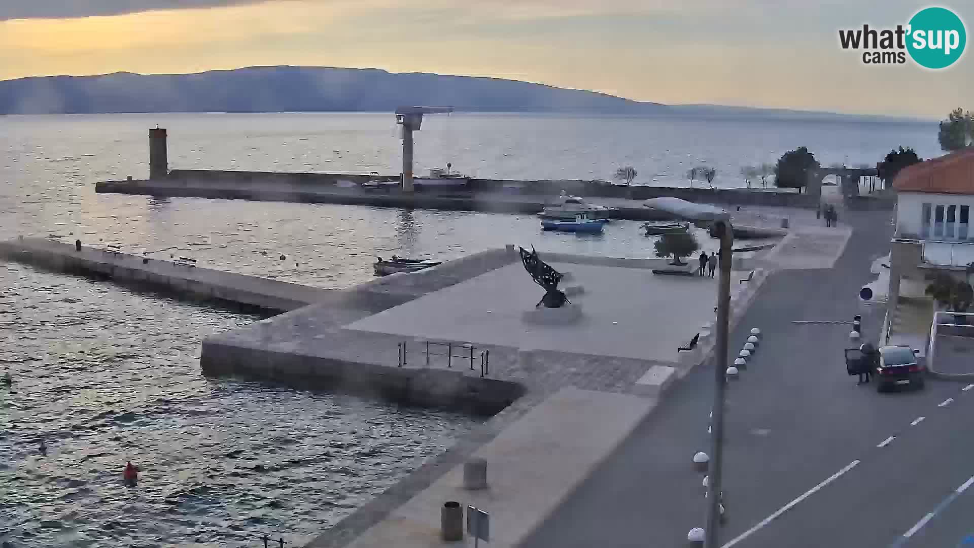 Senj Spletna kamera – pogled na obalo Senja