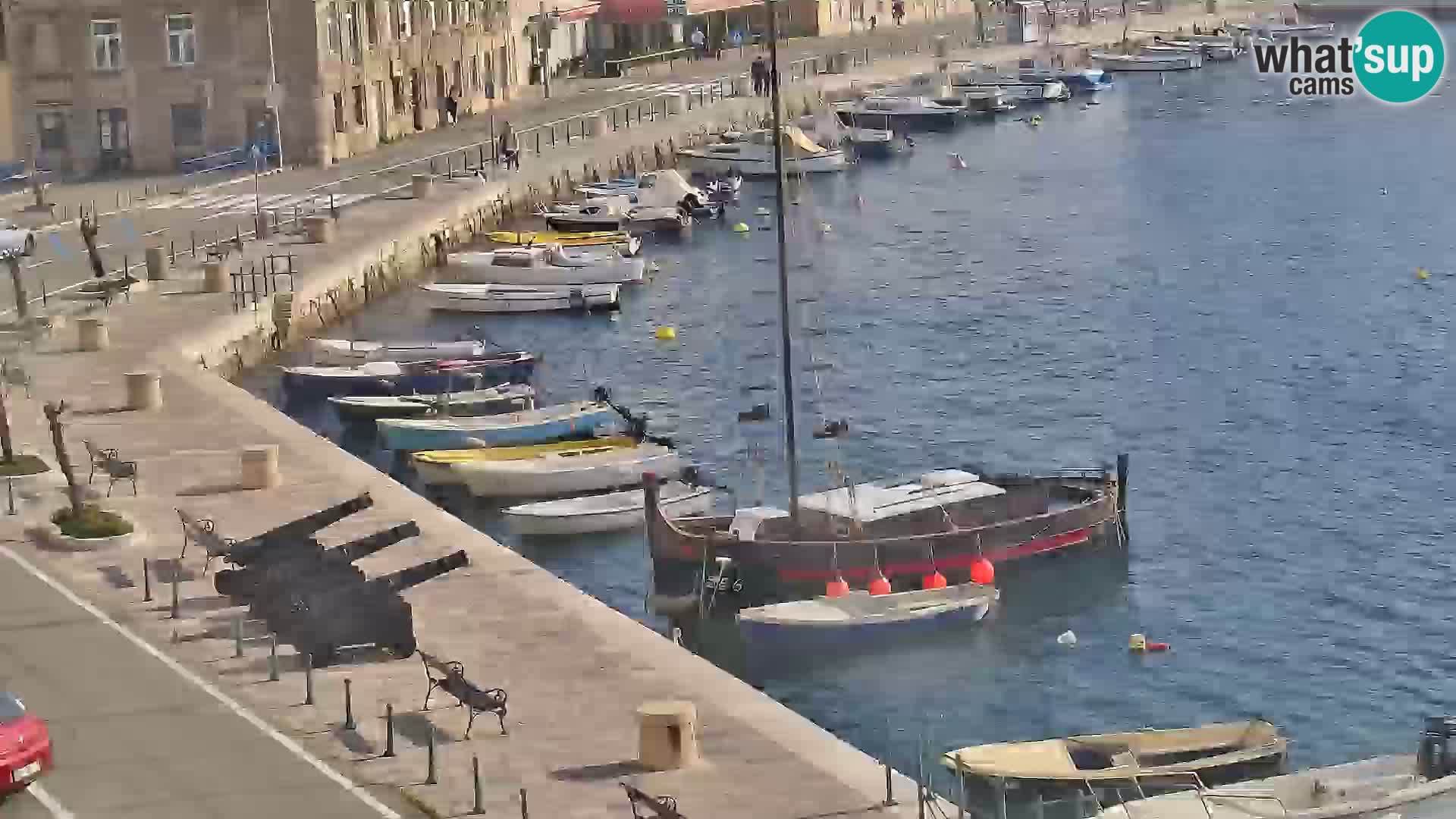 Senj camera en vivo – Vista panorámica de Senj riva