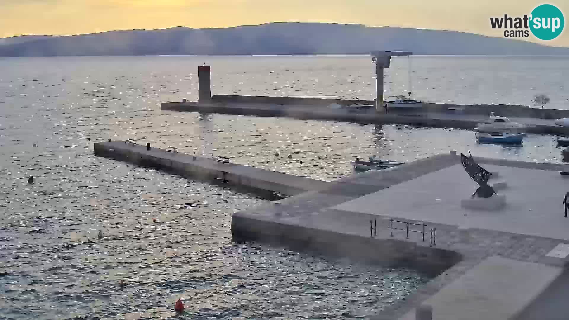 Senj Spletna kamera – pogled na obalo Senja