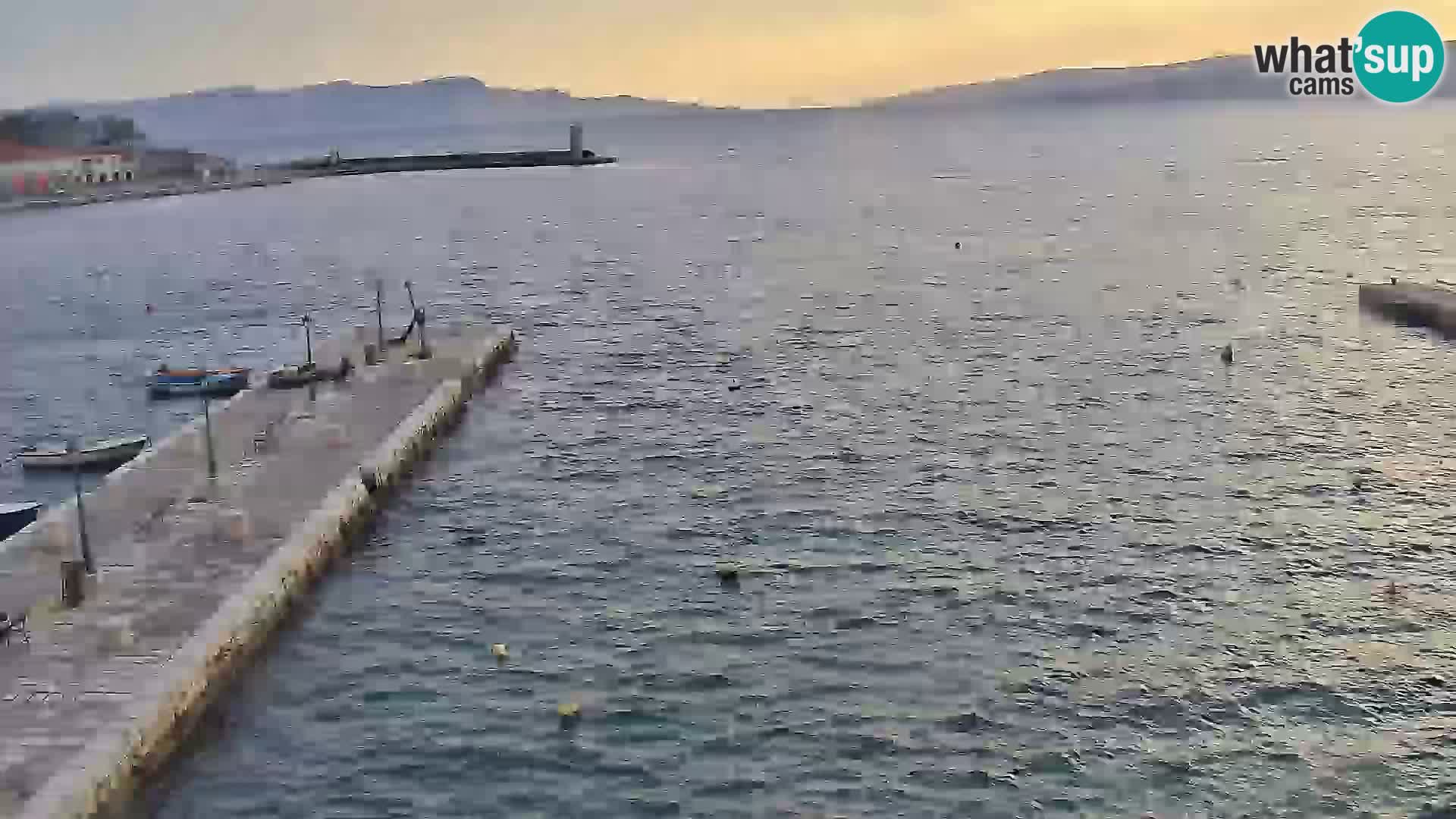 Kamera u živo Senj – Panoramski pogled na senjsku rivu