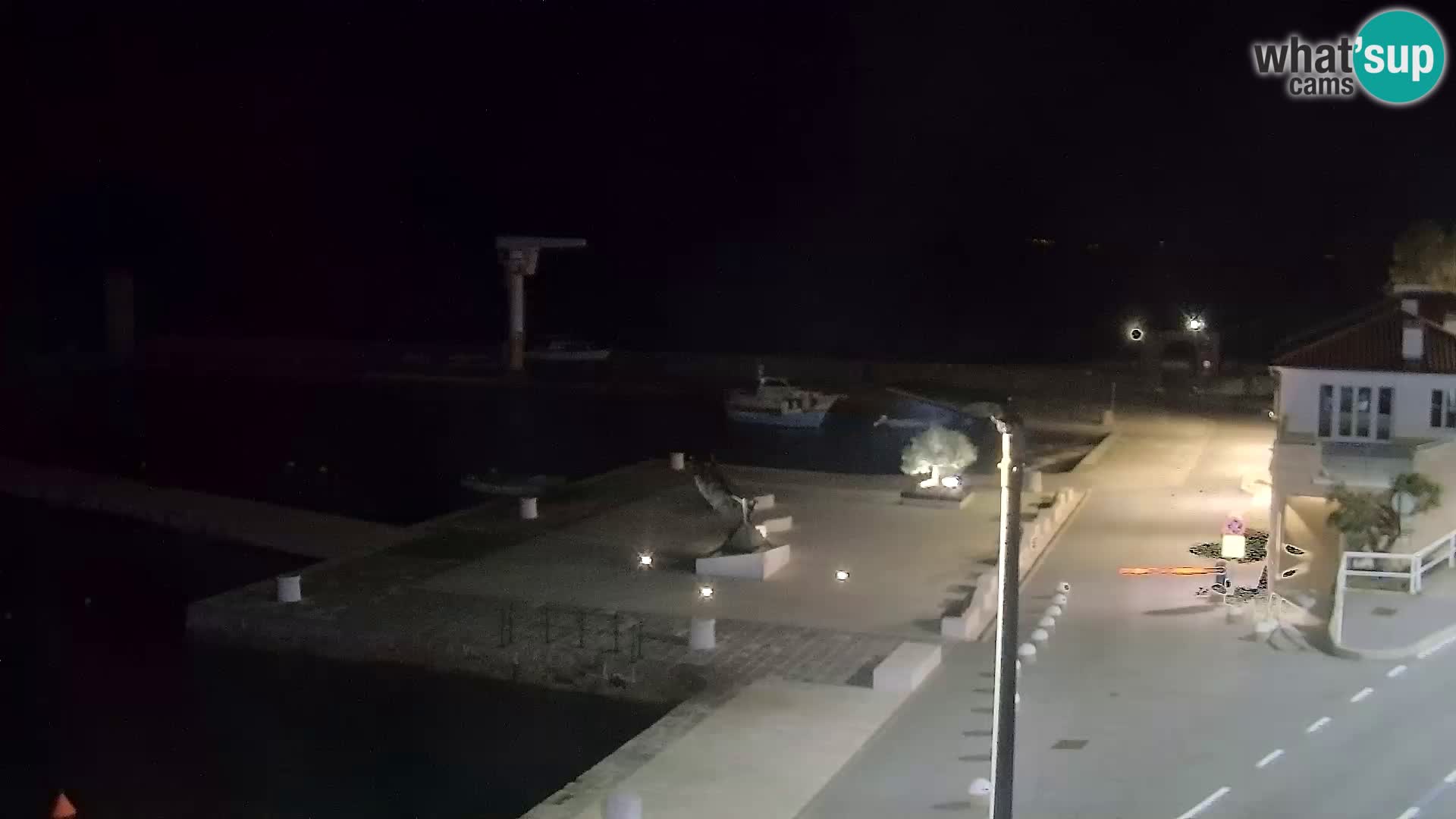 Kamera u živo Senj – Panoramski pogled na senjsku rivu