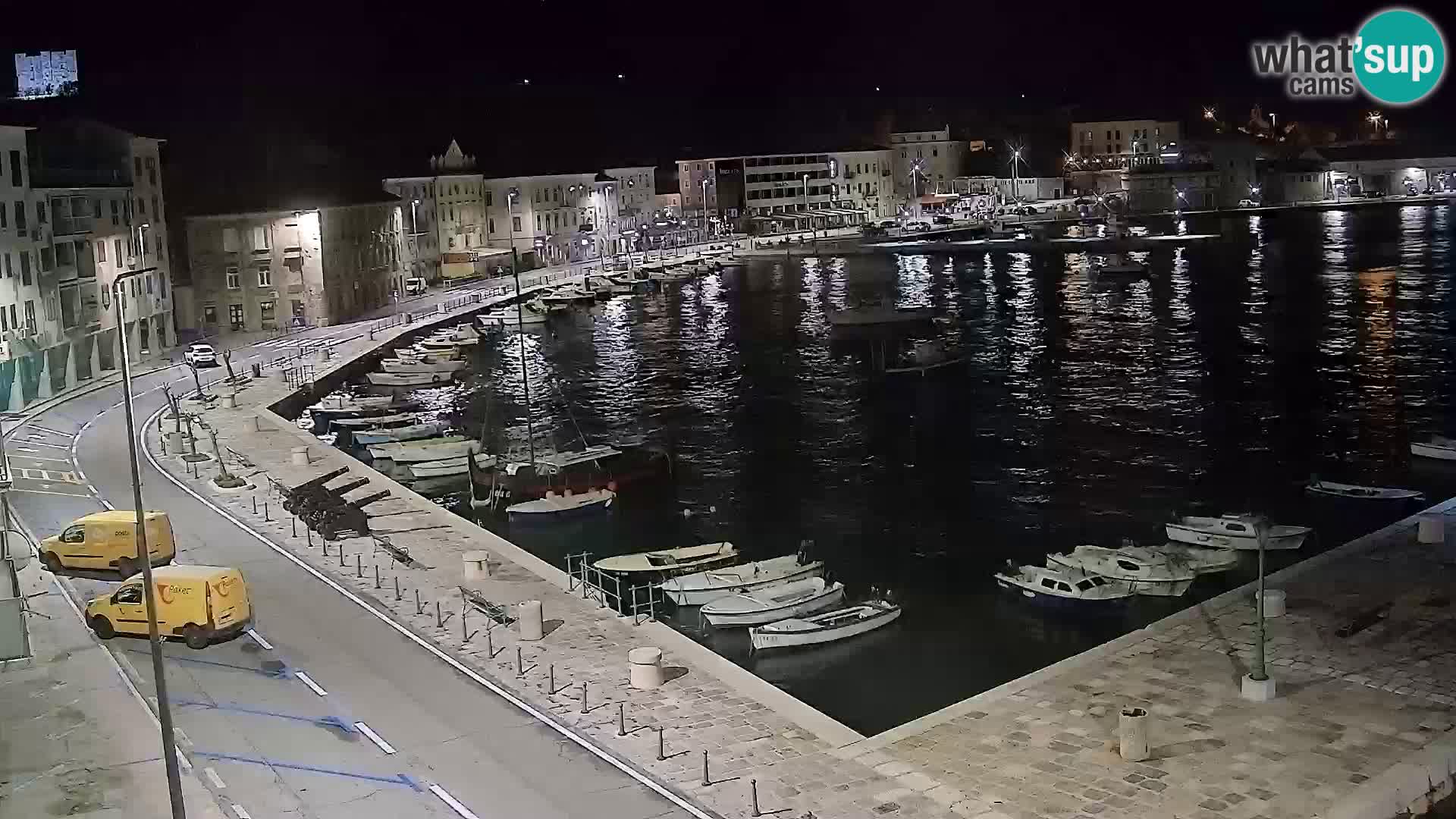 Senj camera en vivo – Vista panorámica de Senj riva