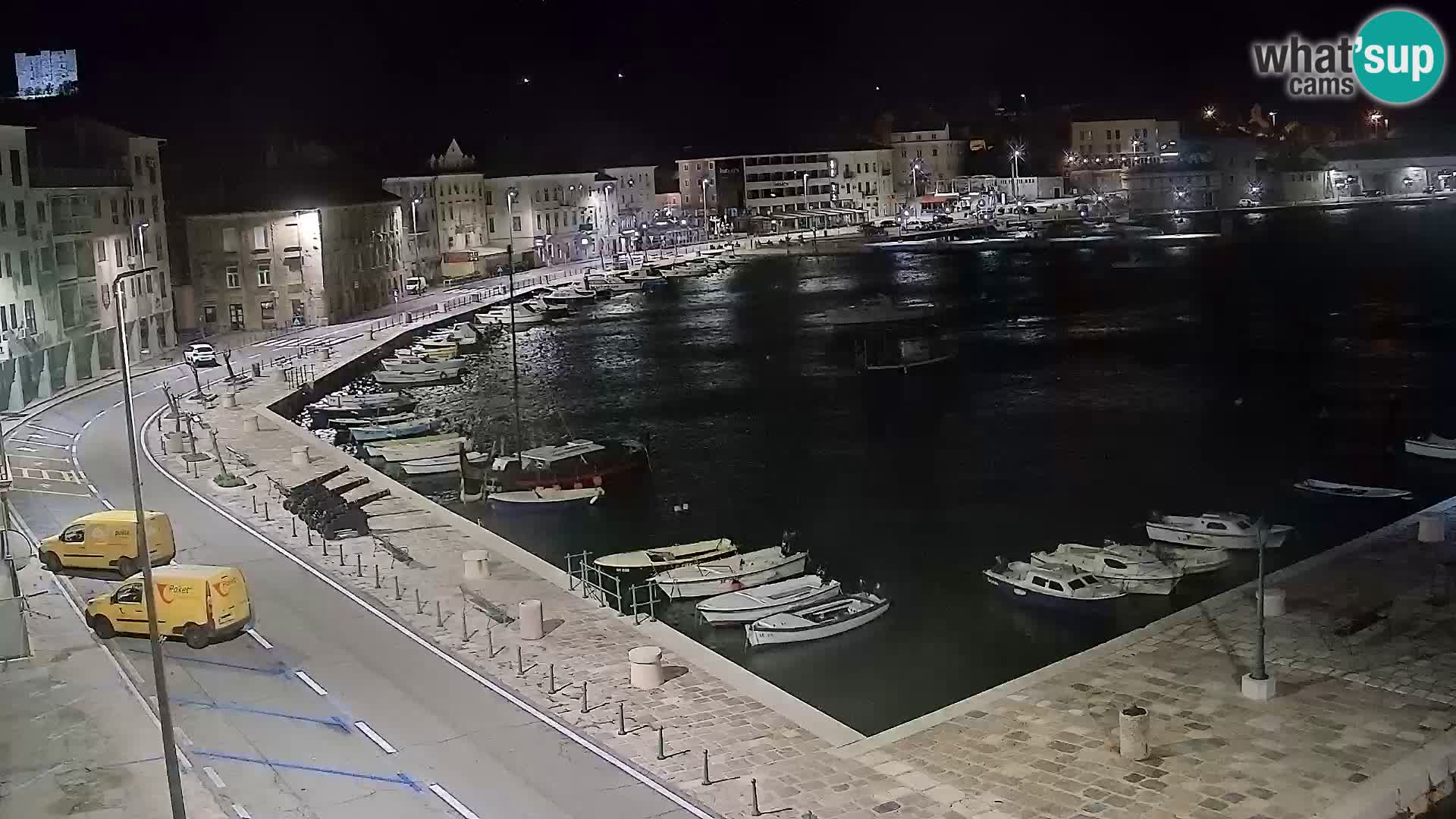 Senj Webcam – Panoramic view of Senj riva