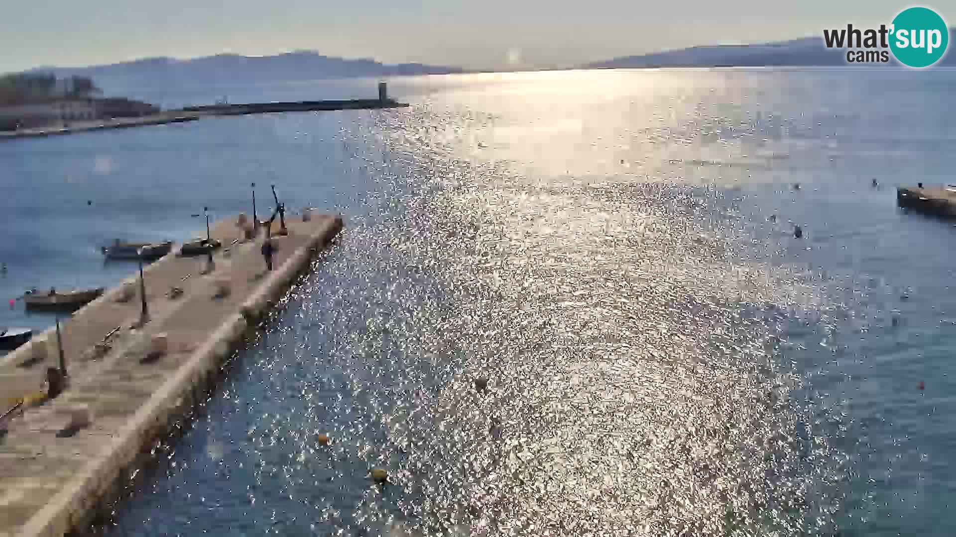 Senj Spletna kamera – pogled na obalo Senja