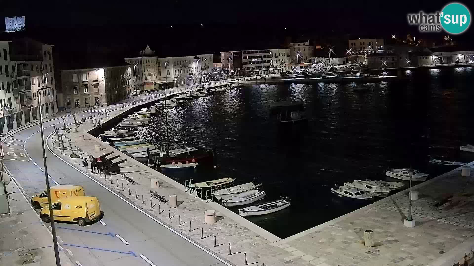 Senj Webcam – Panoramic view of Senj riva