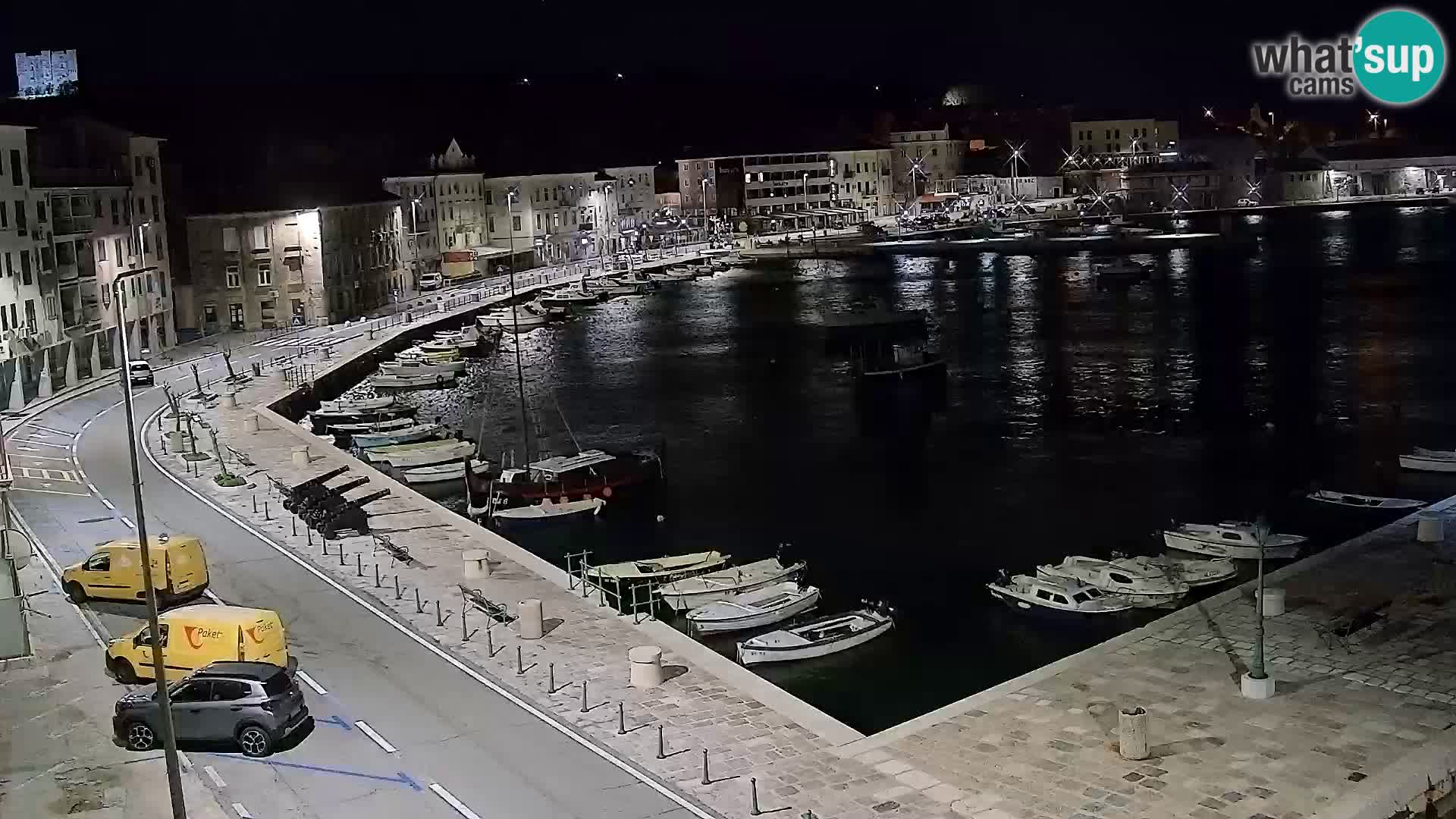 Senj Webcam – Panoramic view of Senj riva