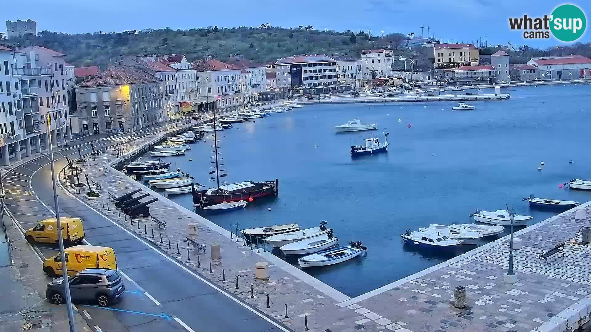 Senj Webcam – Panoramic view of Senj riva