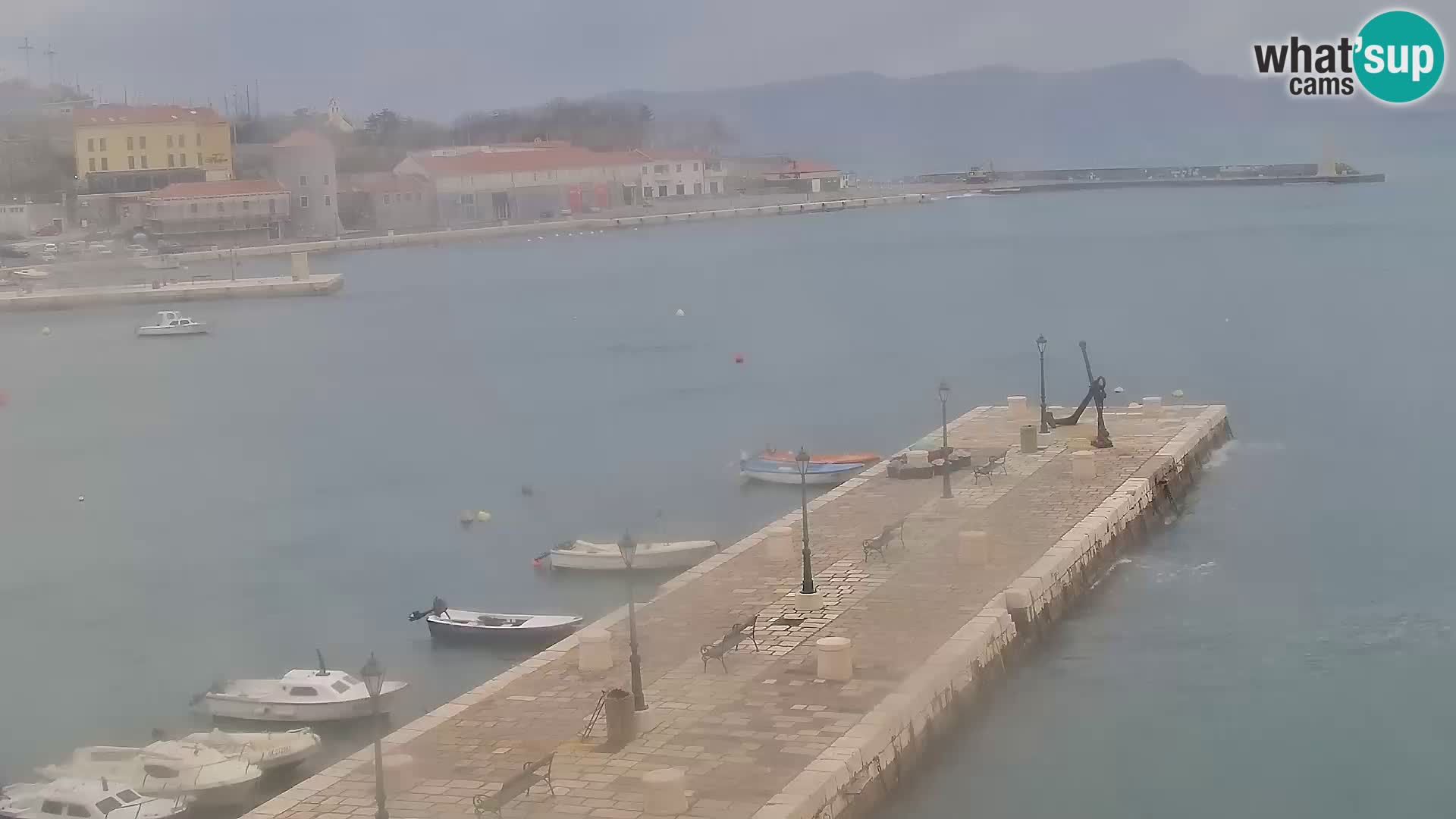 Senj Webcam – Panoramic view of Senj riva