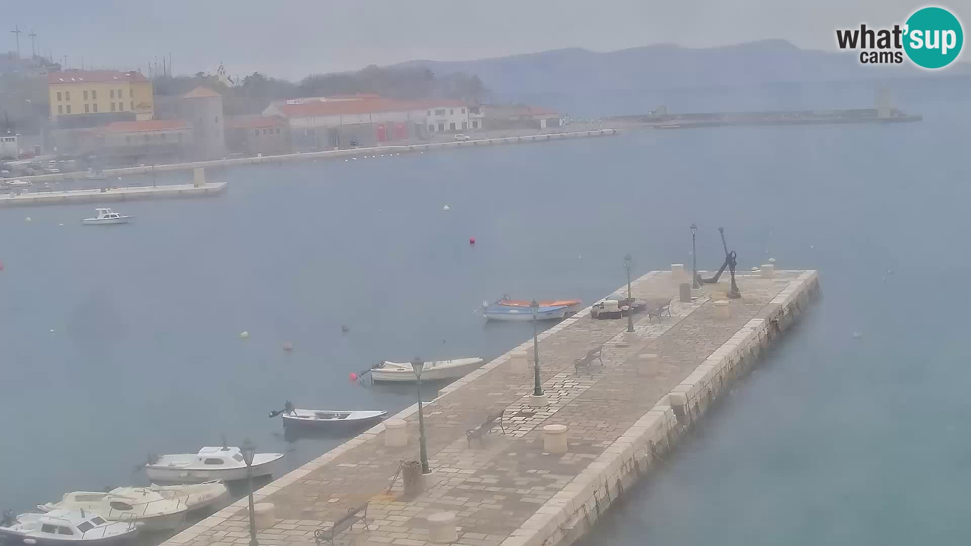 Senj camera en vivo – Vista panorámica de Senj riva