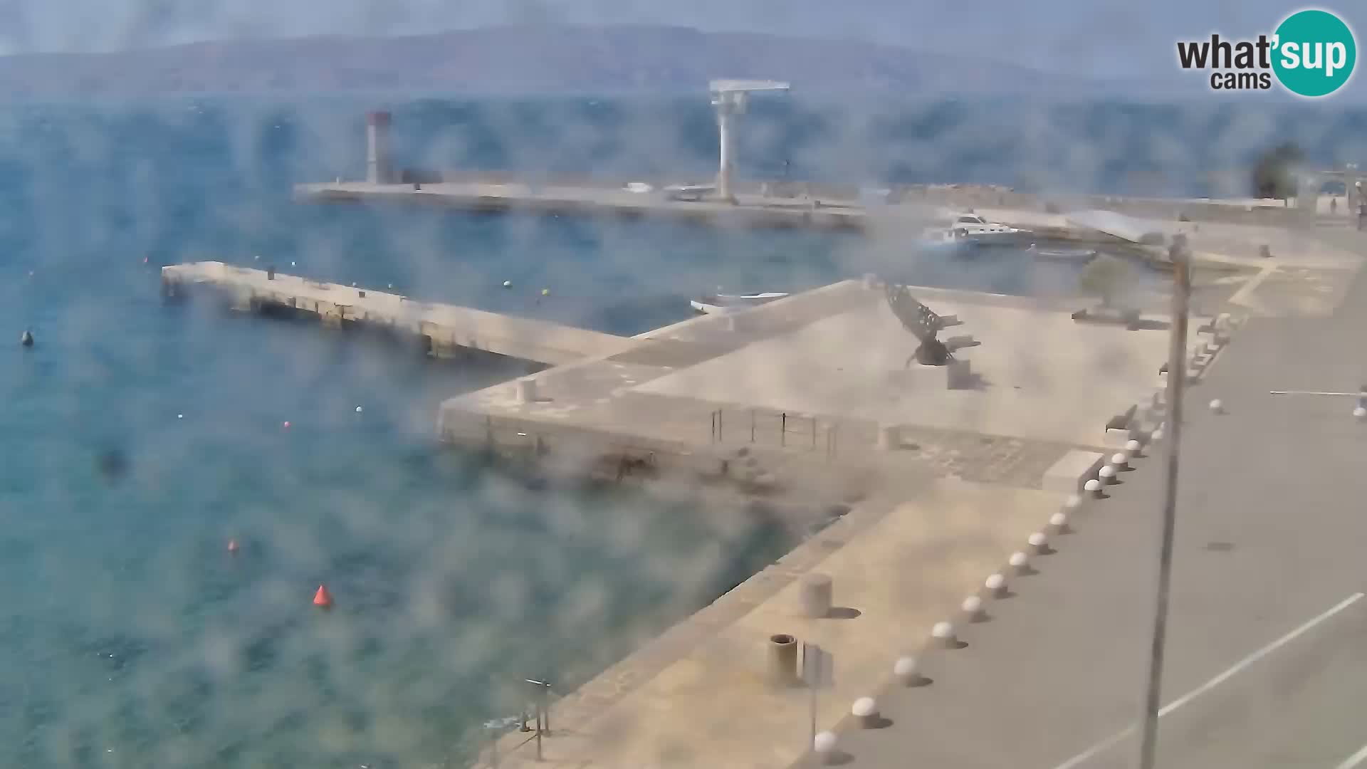 Senj Spletna kamera – pogled na obalo Senja