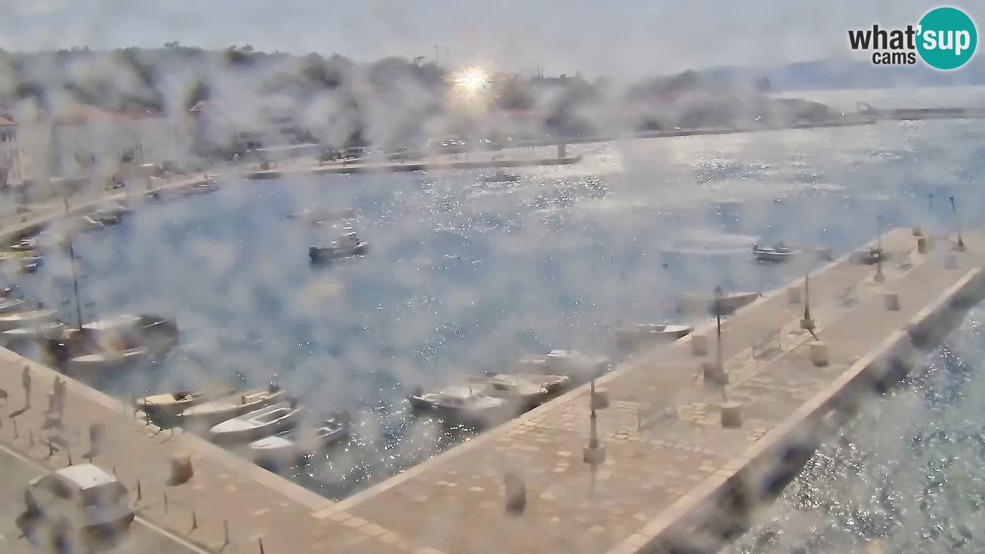 Kamera u živo Senj – Panoramski pogled na senjsku rivu