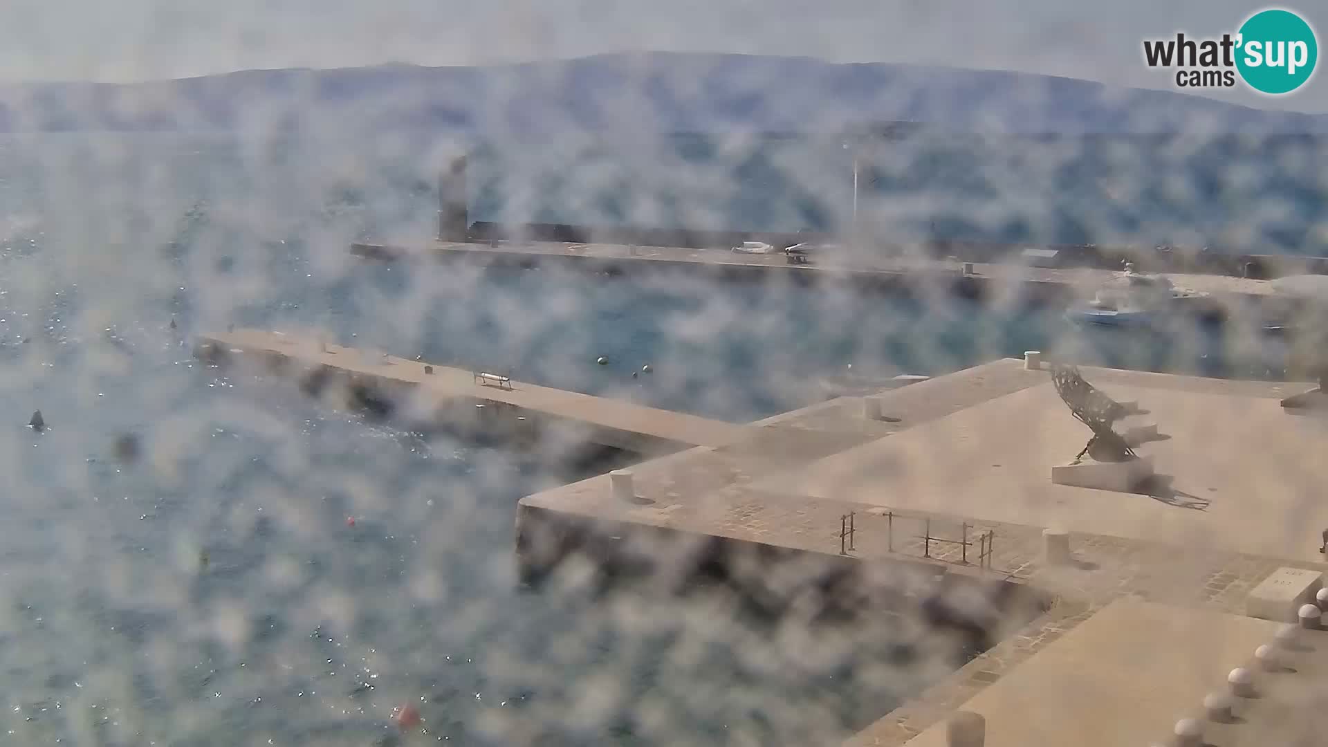 Senj Spletna kamera – pogled na obalo Senja