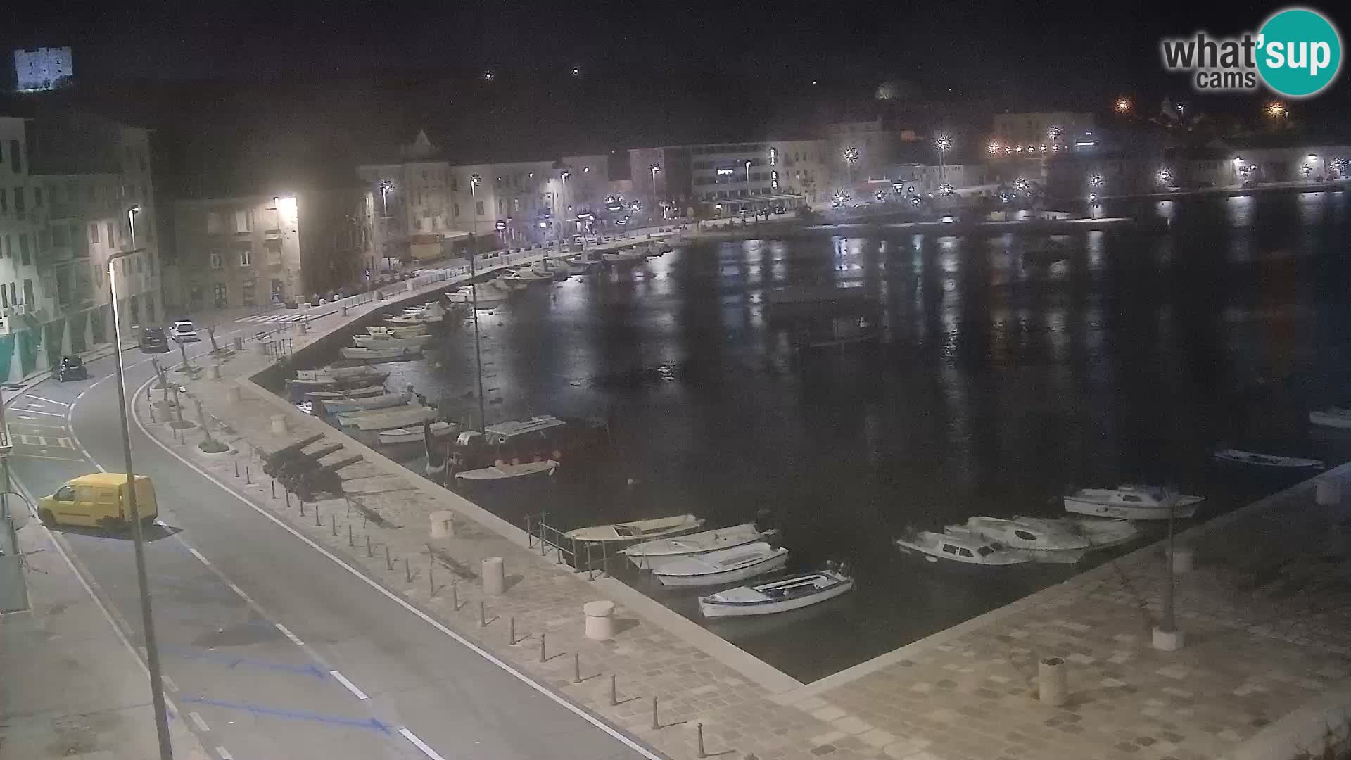 Senj Spletna kamera – pogled na obalo Senja