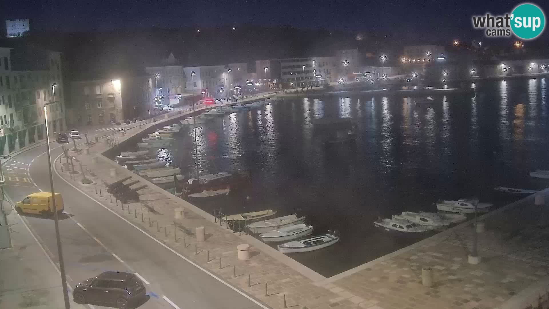 Senj Webcam – Panoramic view of Senj riva