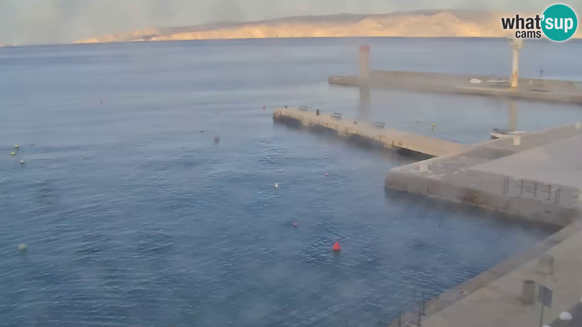 Senj camera en vivo – Vista panorámica de Senj riva