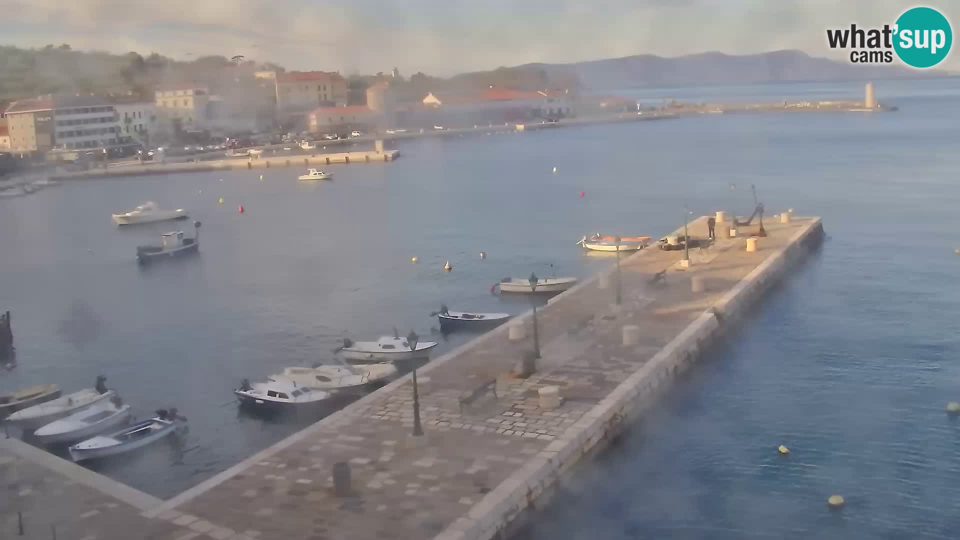 Kamera u živo Senj – Panoramski pogled na senjsku rivu