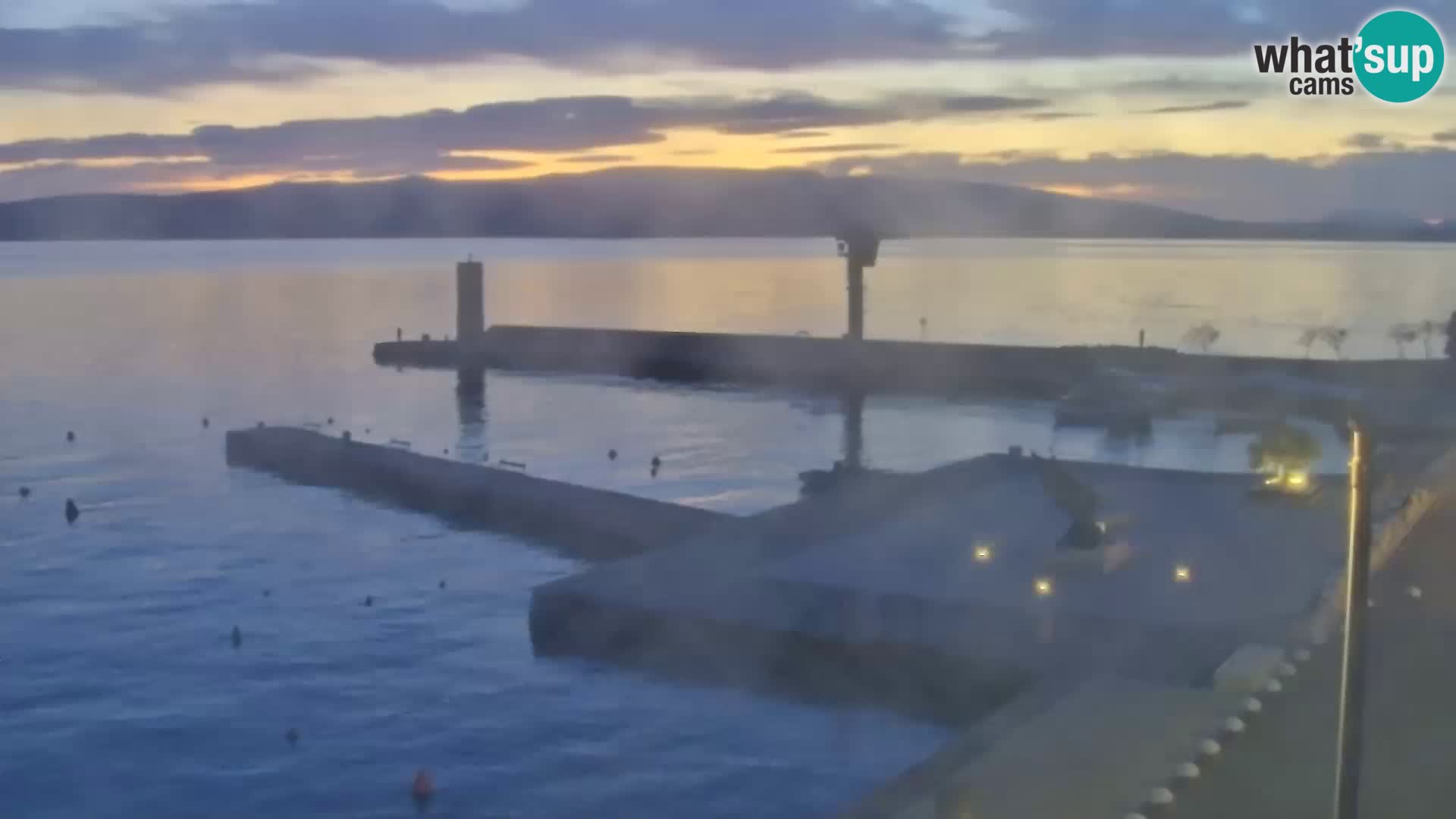 Senj camera en vivo – Vista panorámica de Senj riva