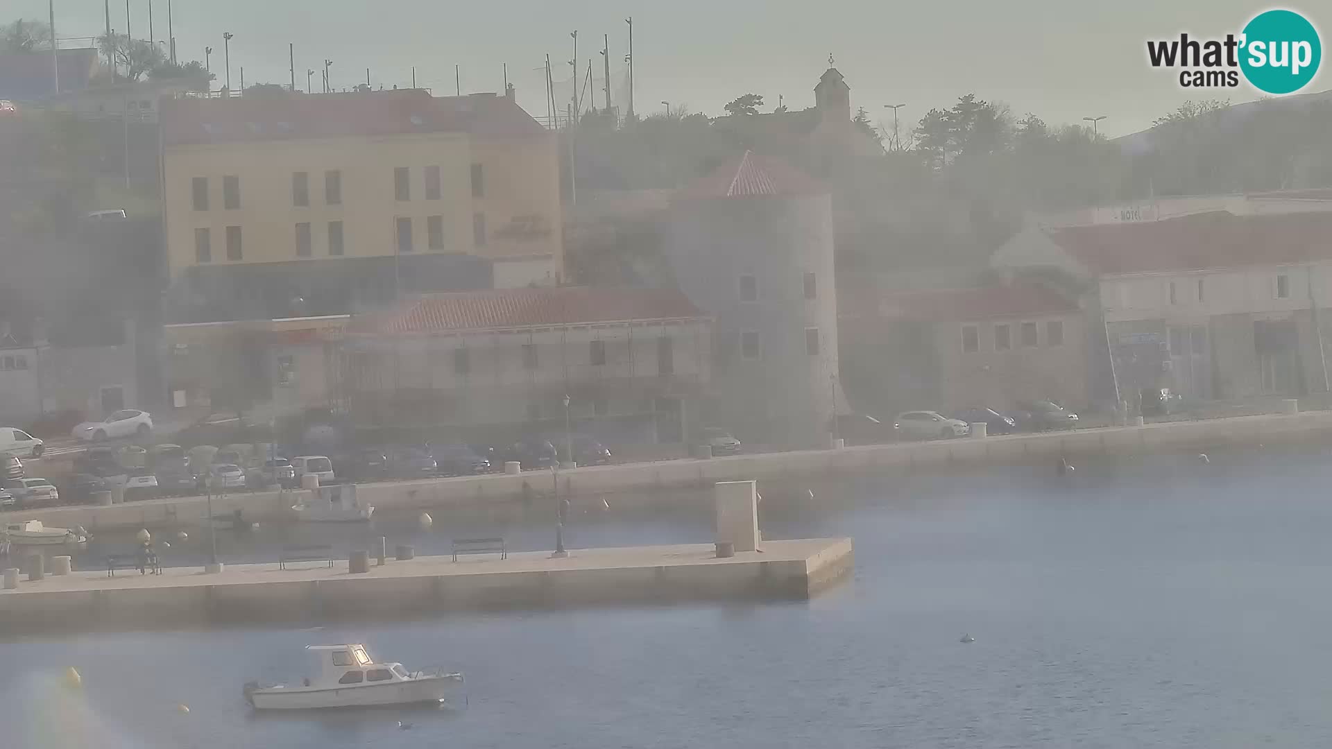 Livecam Senj – Vue panoramique de Senj riva