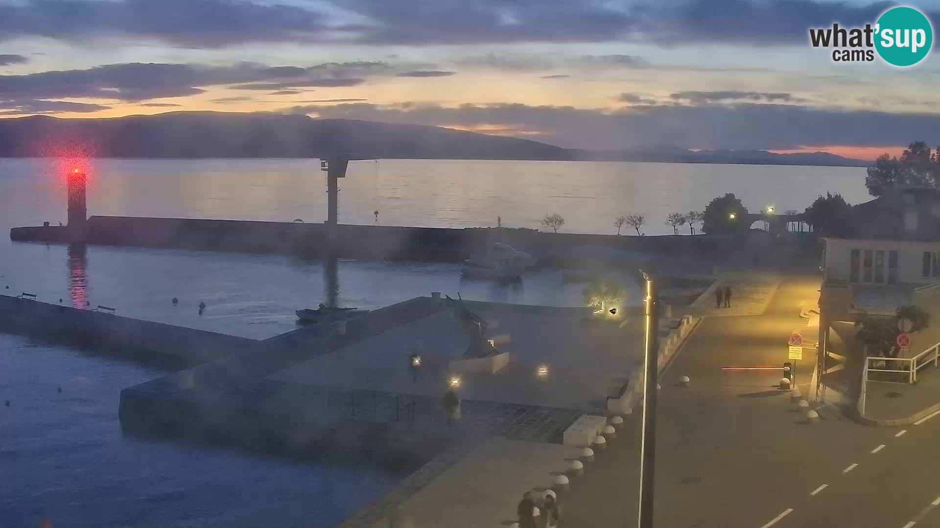 Webcam Segna – Panorama dell’lungomare di Senj