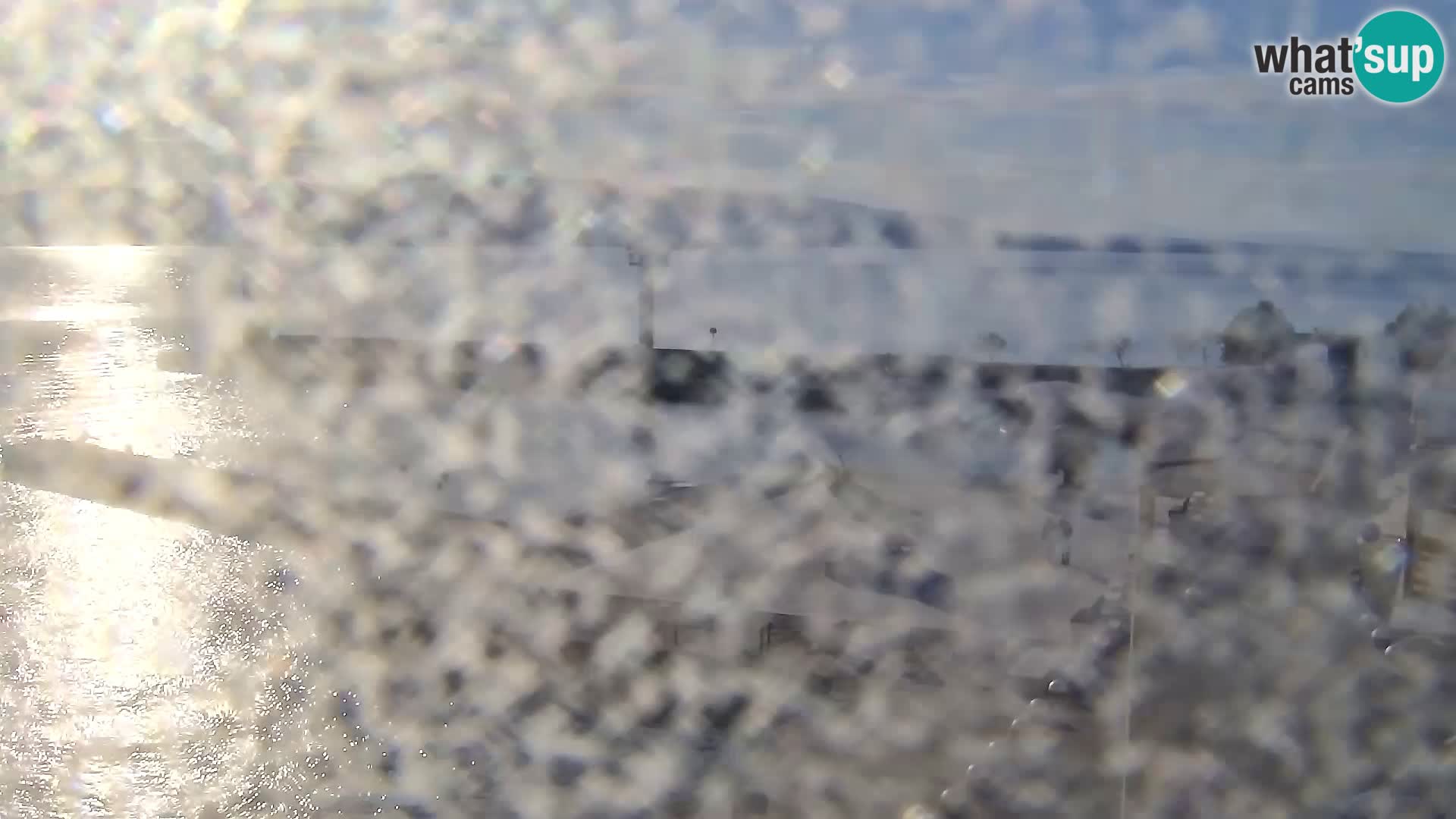 Senj Spletna kamera – pogled na obalo Senja