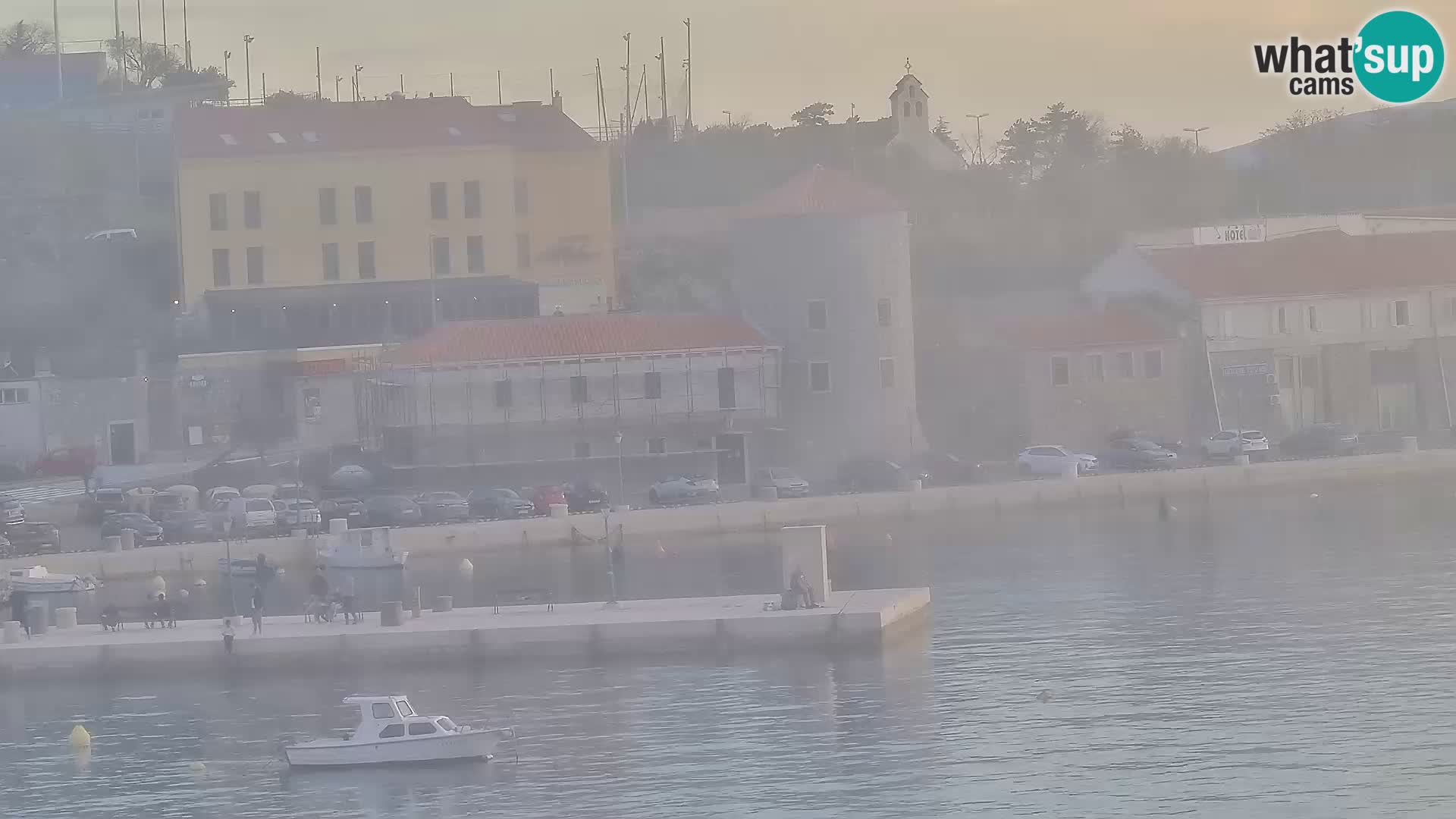 Senj Spletna kamera – pogled na obalo Senja