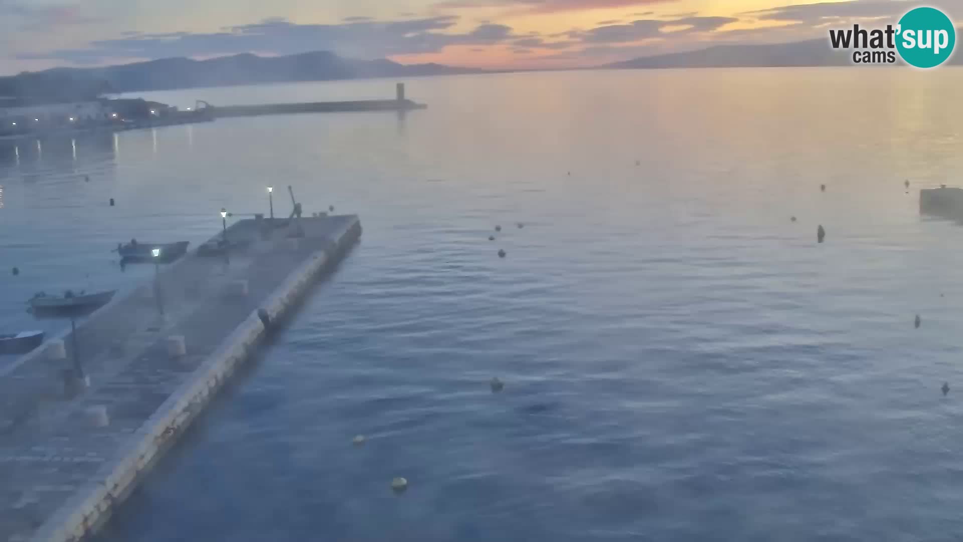 Senj camera en vivo – Vista panorámica de Senj riva