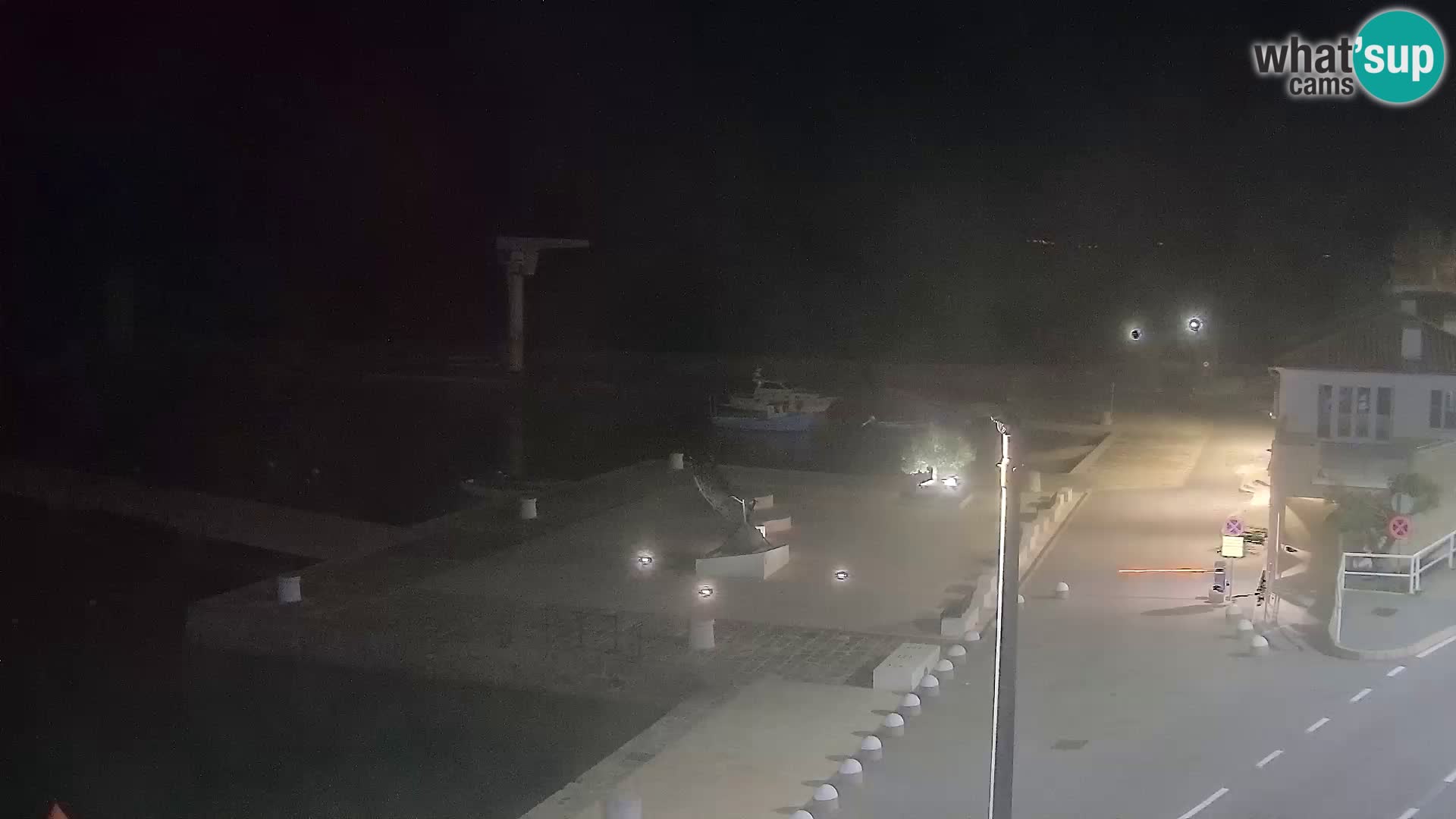 Kamera u živo Senj – Panoramski pogled na senjsku rivu