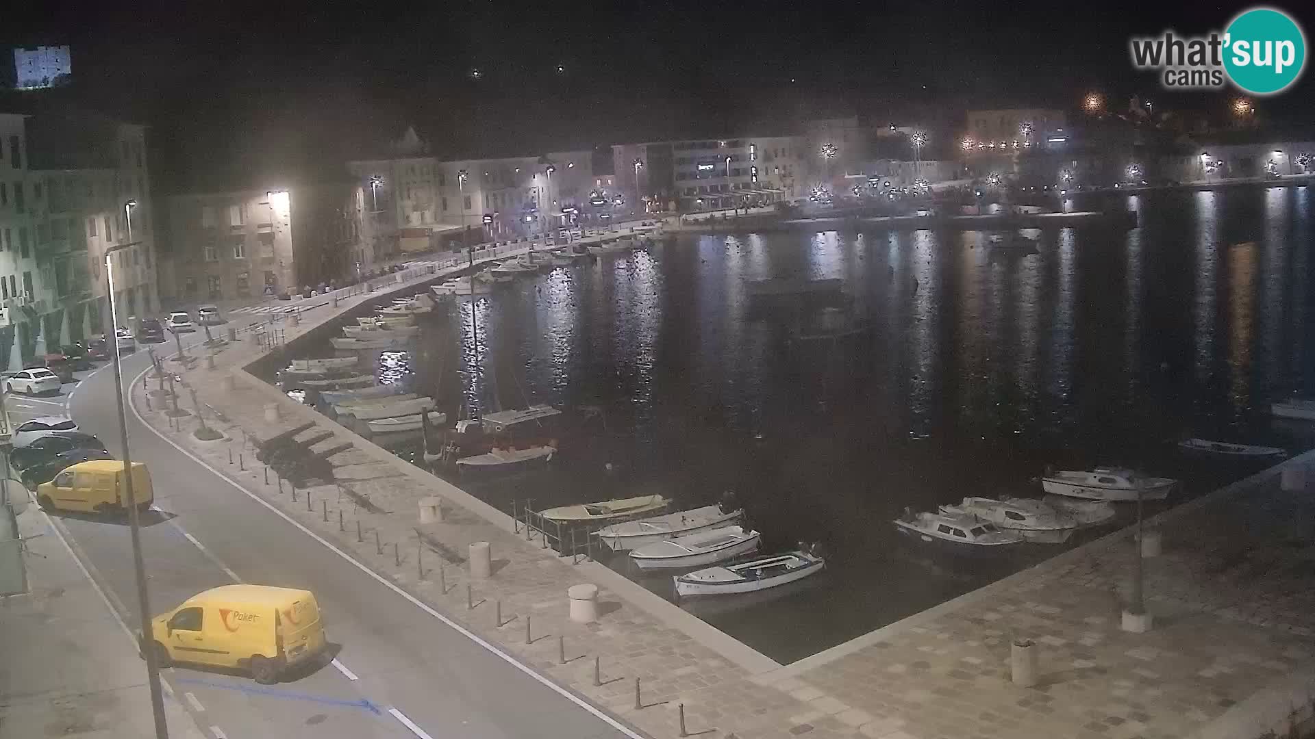 Webcam Segna – Panorama dell’lungomare di Senj