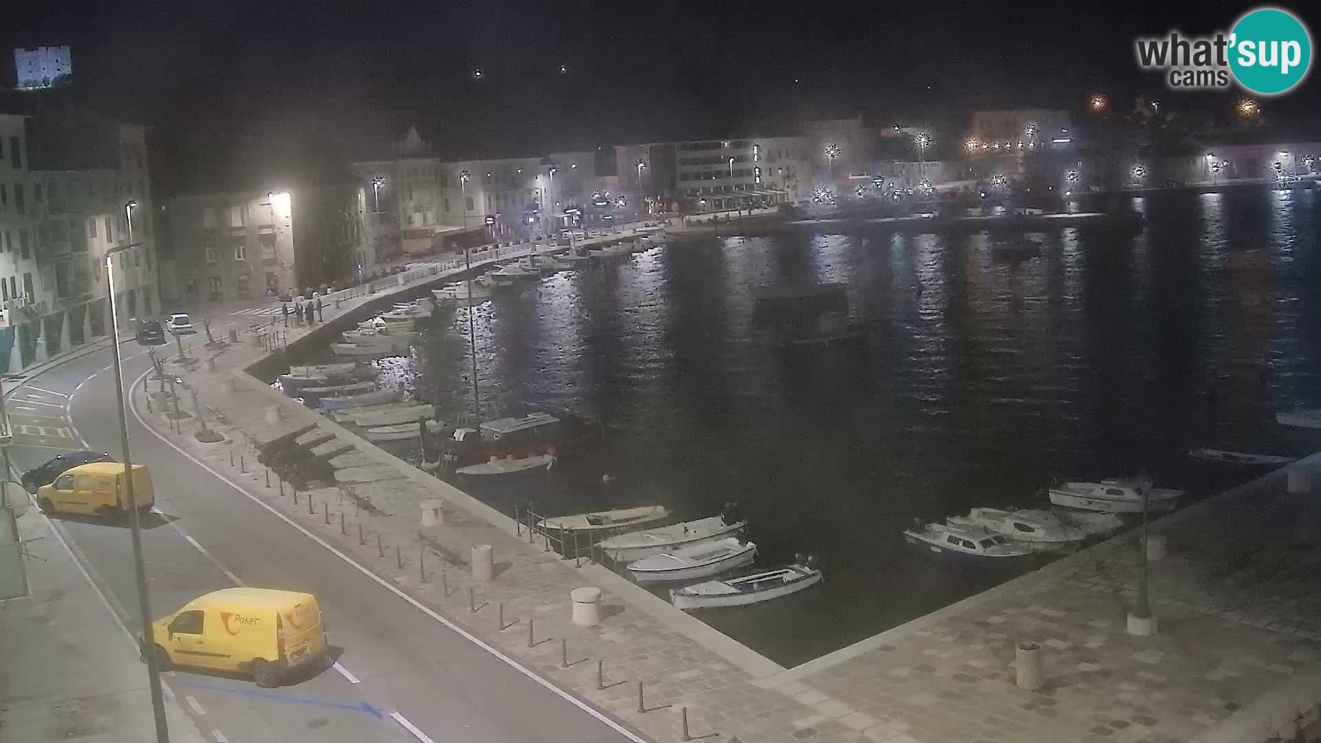 Senj camera en vivo – Vista panorámica de Senj riva