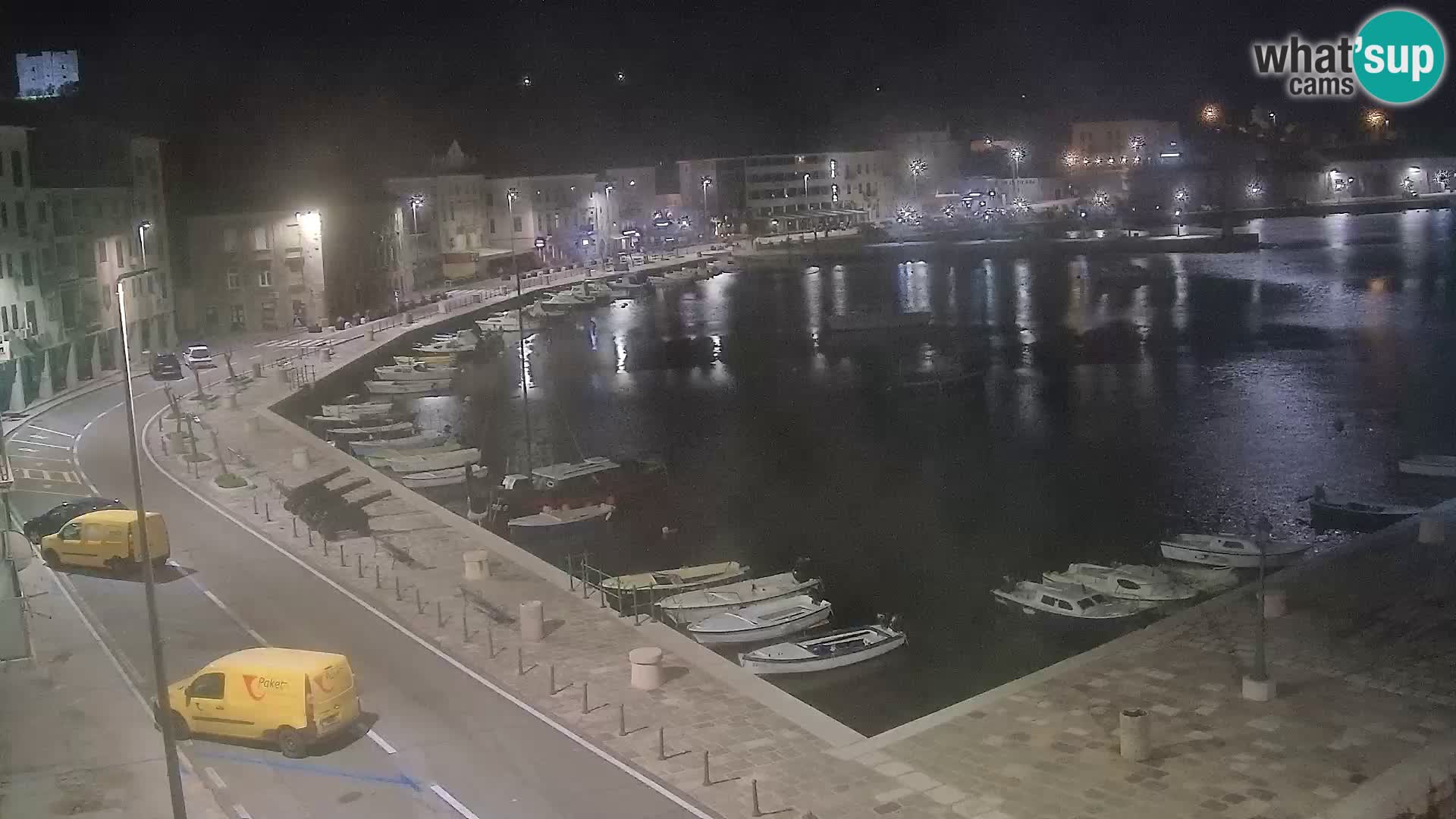 Senj camera en vivo – Vista panorámica de Senj riva