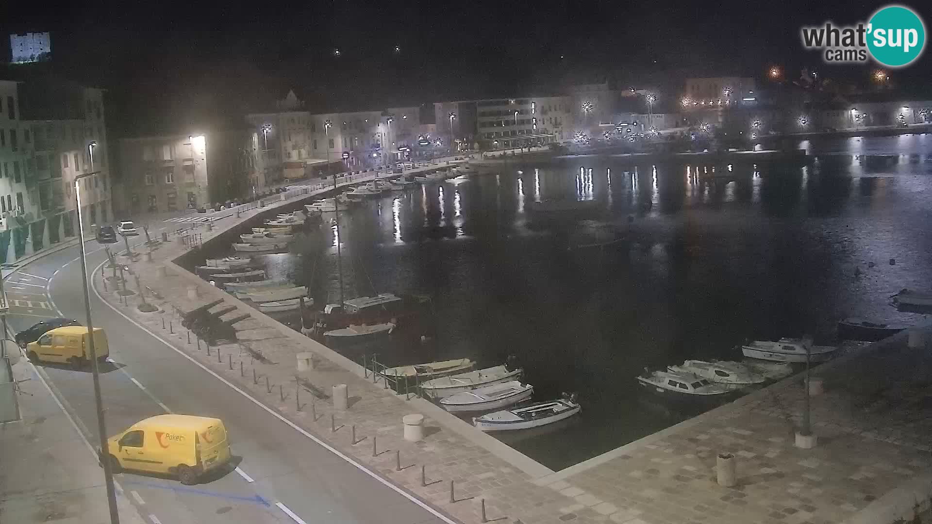 Senj camera en vivo – Vista panorámica de Senj riva