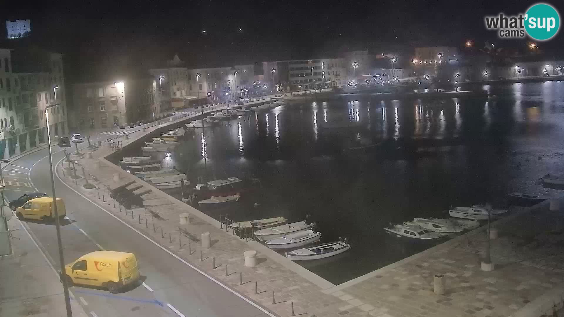 Senj Spletna kamera – pogled na obalo Senja