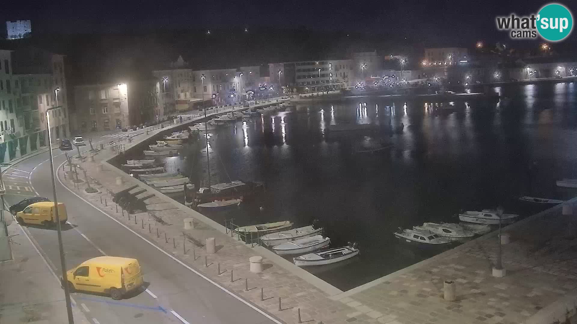 Senj Spletna kamera – pogled na obalo Senja