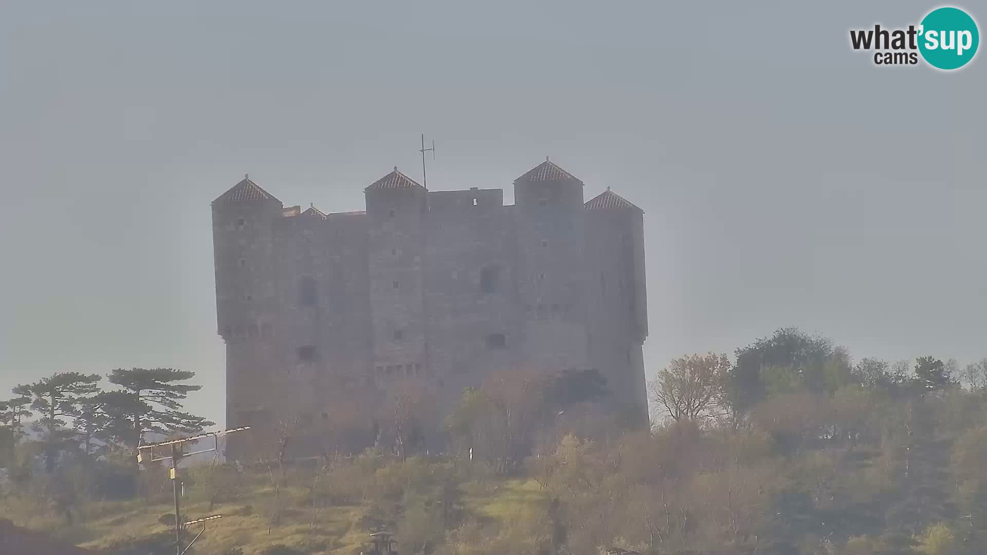 Webcam Senj – Panoramablick auf die Riva Senj