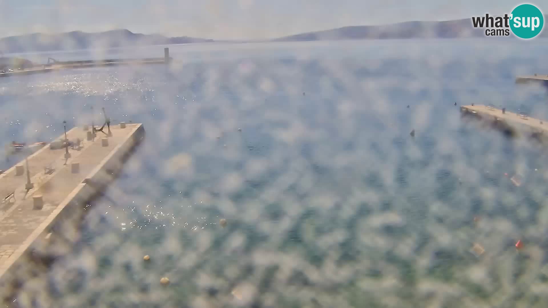 Livecam Senj – Vue panoramique de Senj riva