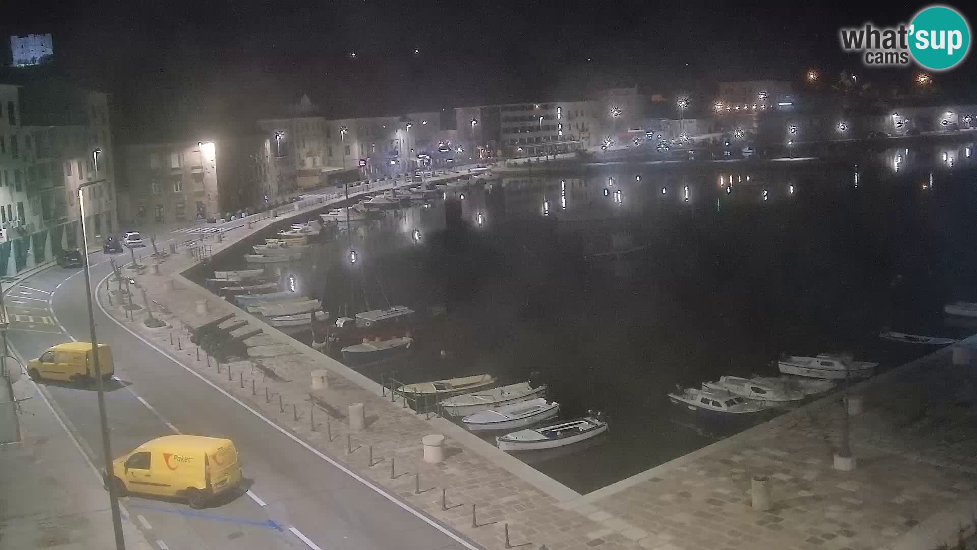 Senj camera en vivo – Vista panorámica de Senj riva