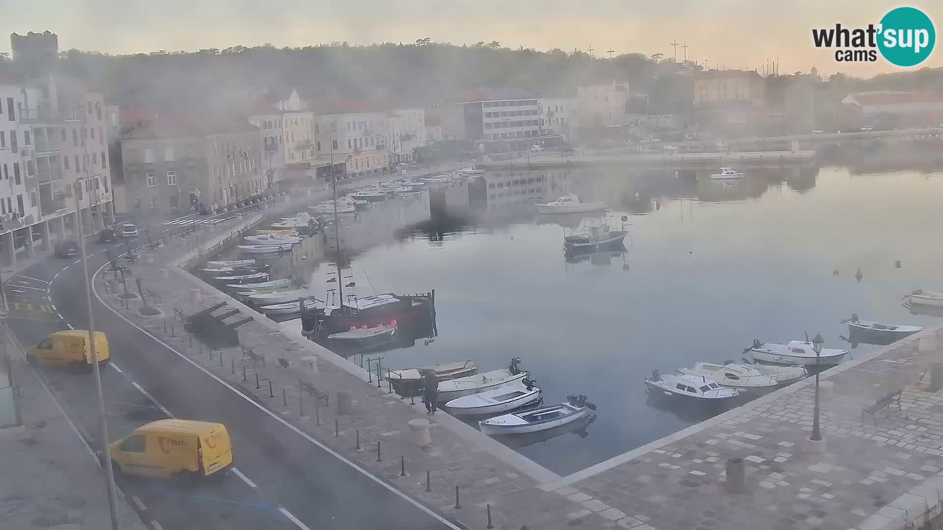 Senj camera en vivo – Vista panorámica de Senj riva