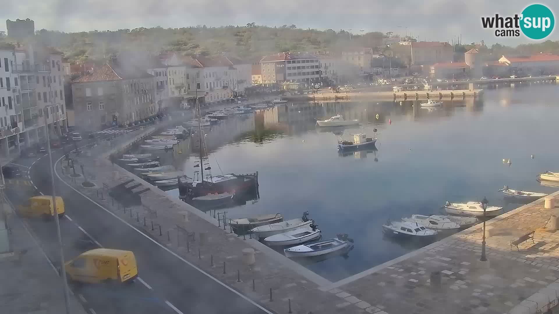 Kamera u živo Senj – Panoramski pogled na senjsku rivu