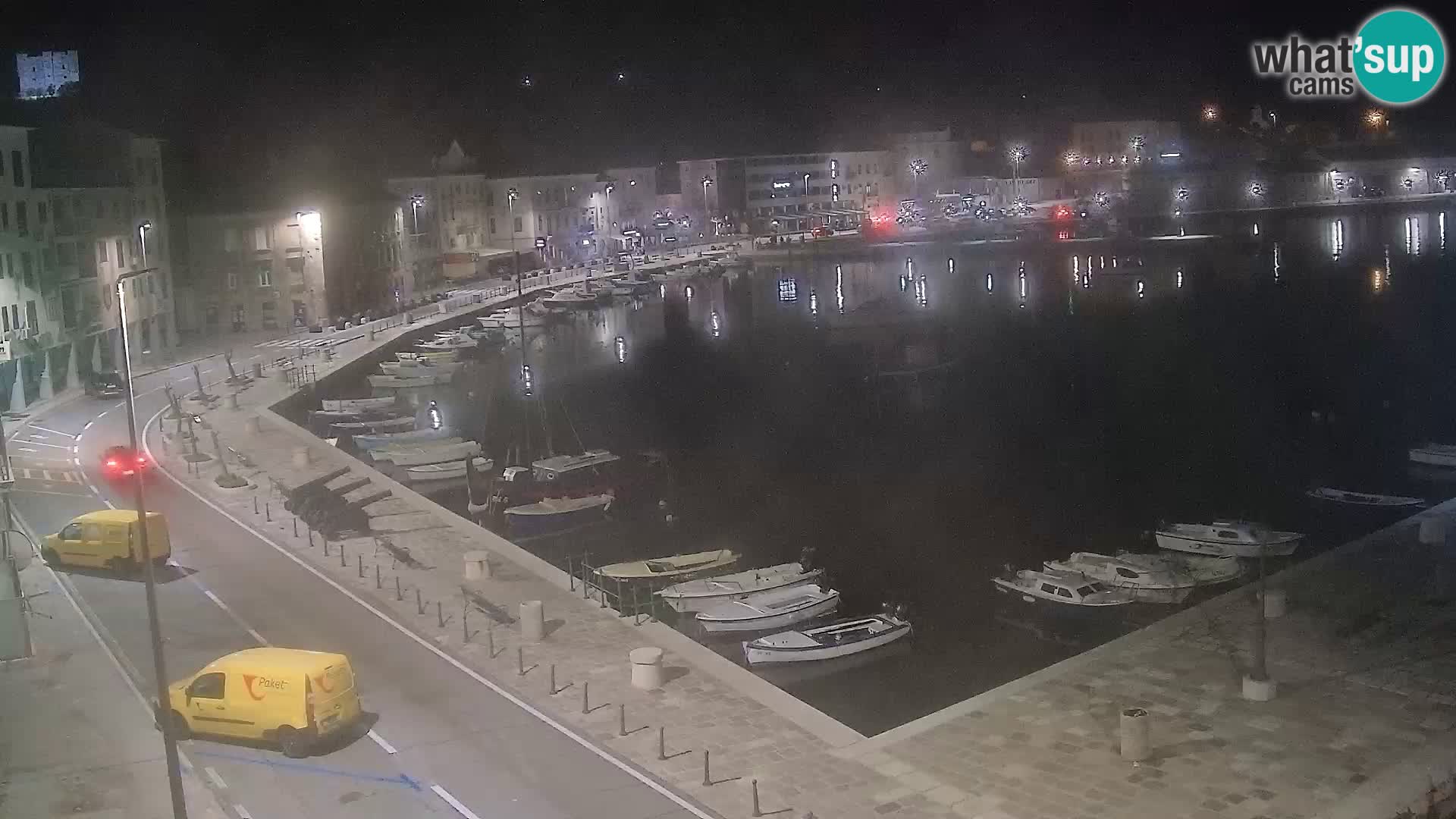 Senj Webcam – Panoramic view of Senj riva