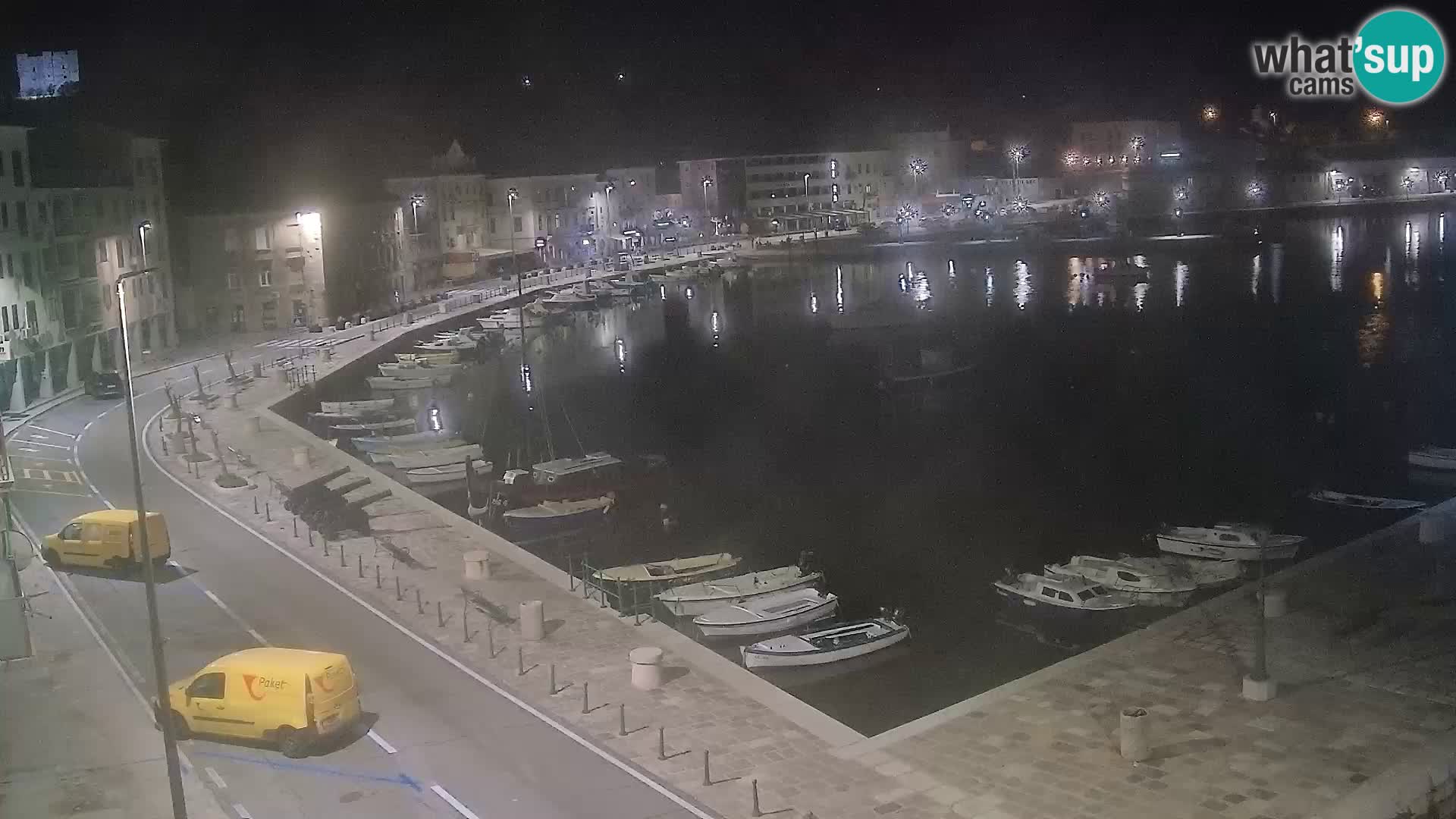 Senj Webcam – Panoramic view of Senj riva