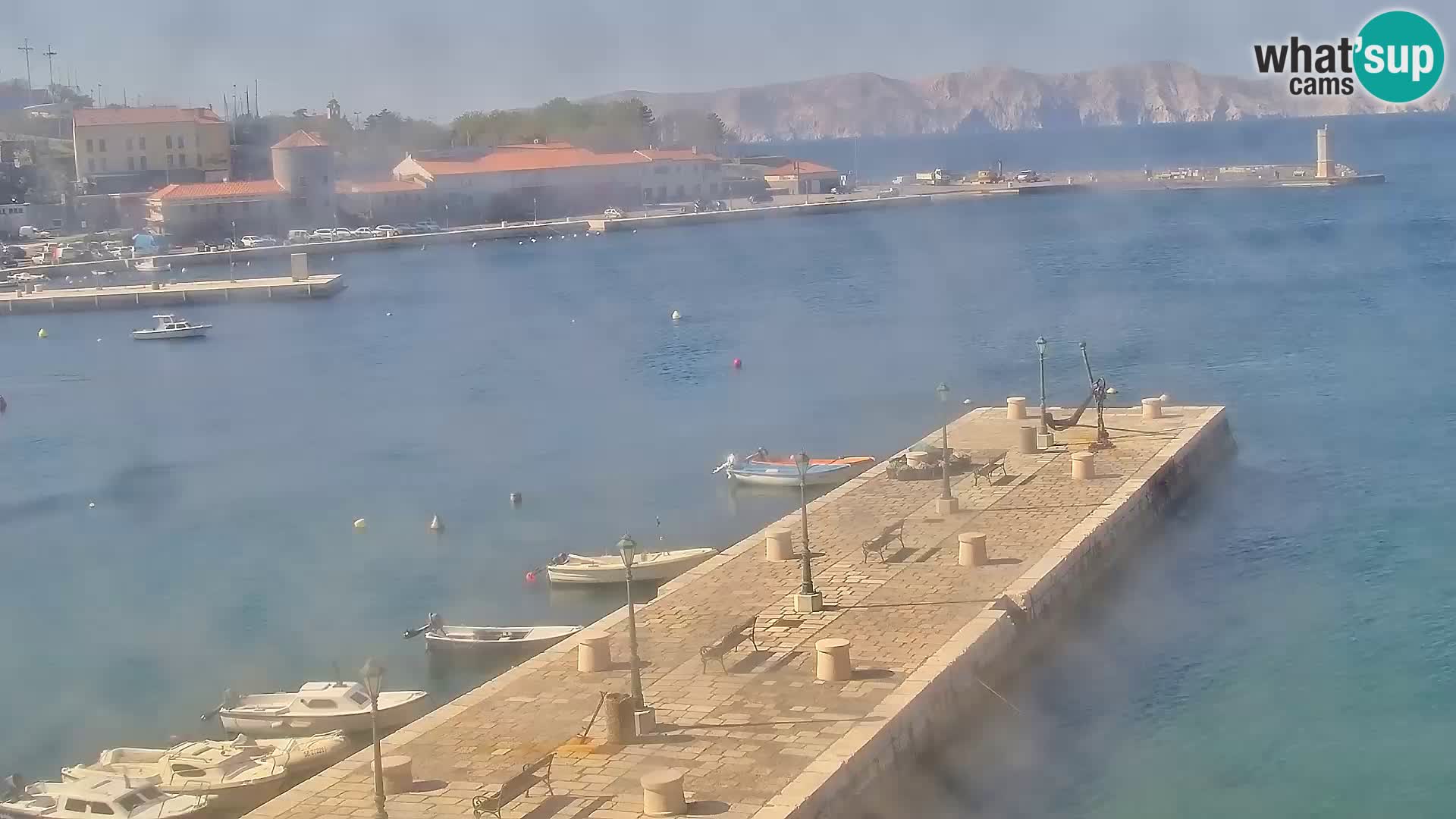 Senj Webcam – Panoramic view of Senj riva