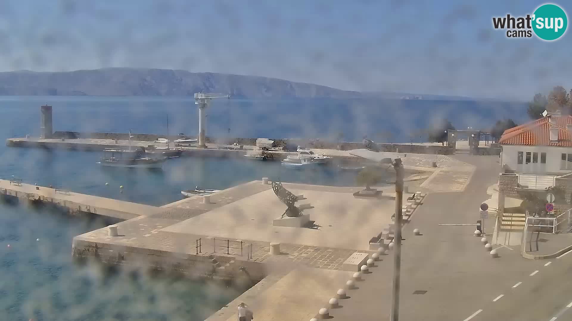 Kamera u živo Senj – Panoramski pogled na senjsku rivu