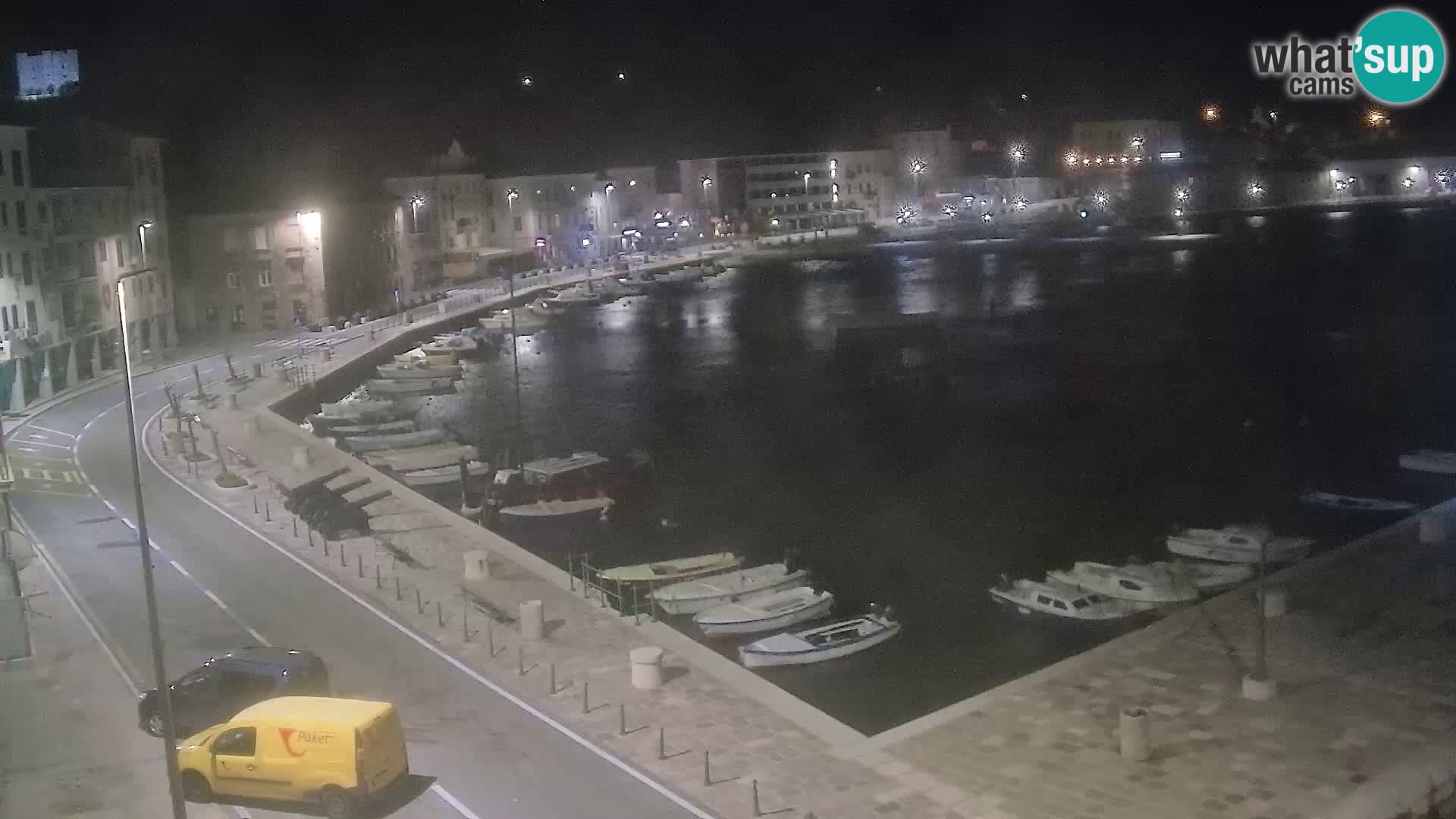 Senj camera en vivo – Vista panorámica de Senj riva