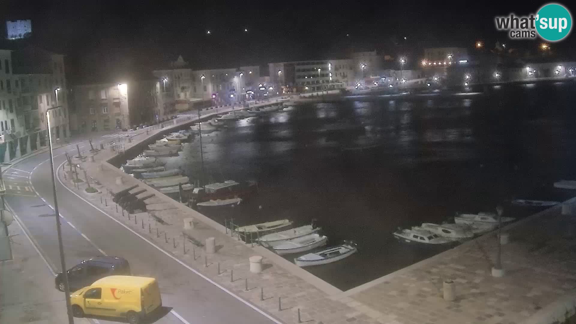 Senj Webcam – Panoramic view of Senj riva